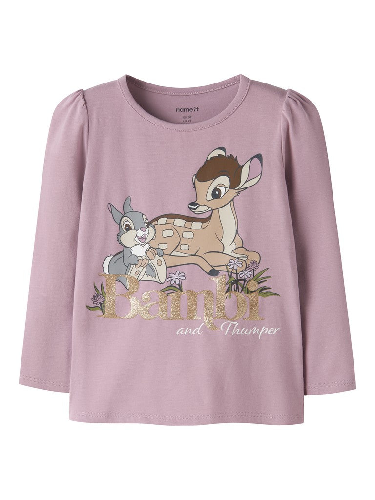 Name It Oni - Bambi LS Top - Mauve Shadows
