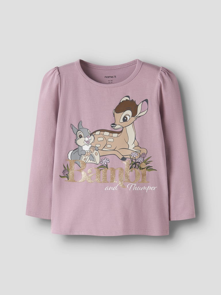 Name It Oni - Bambi LS Top - Mauve Shadows