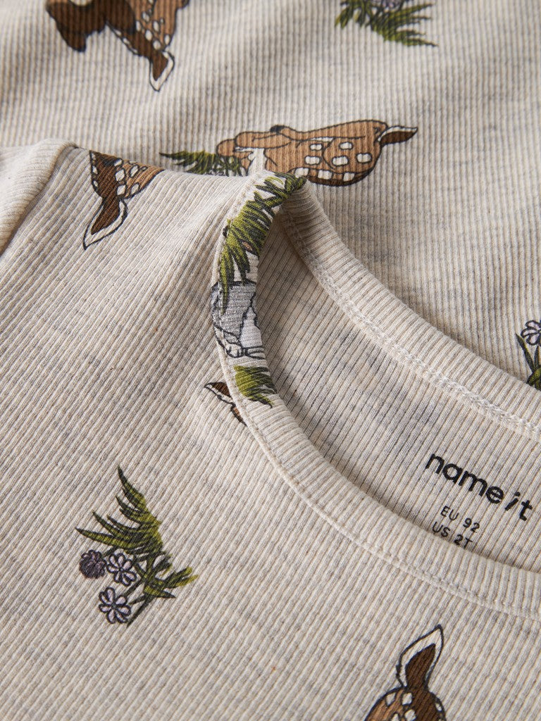 Name It Nonna - Bambi LS Top - Peyote Melange