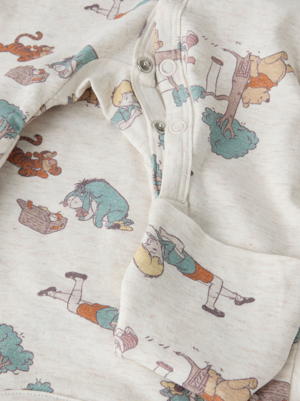 Name It Okis - Pooh LS Suit - Peyote Melange AOP