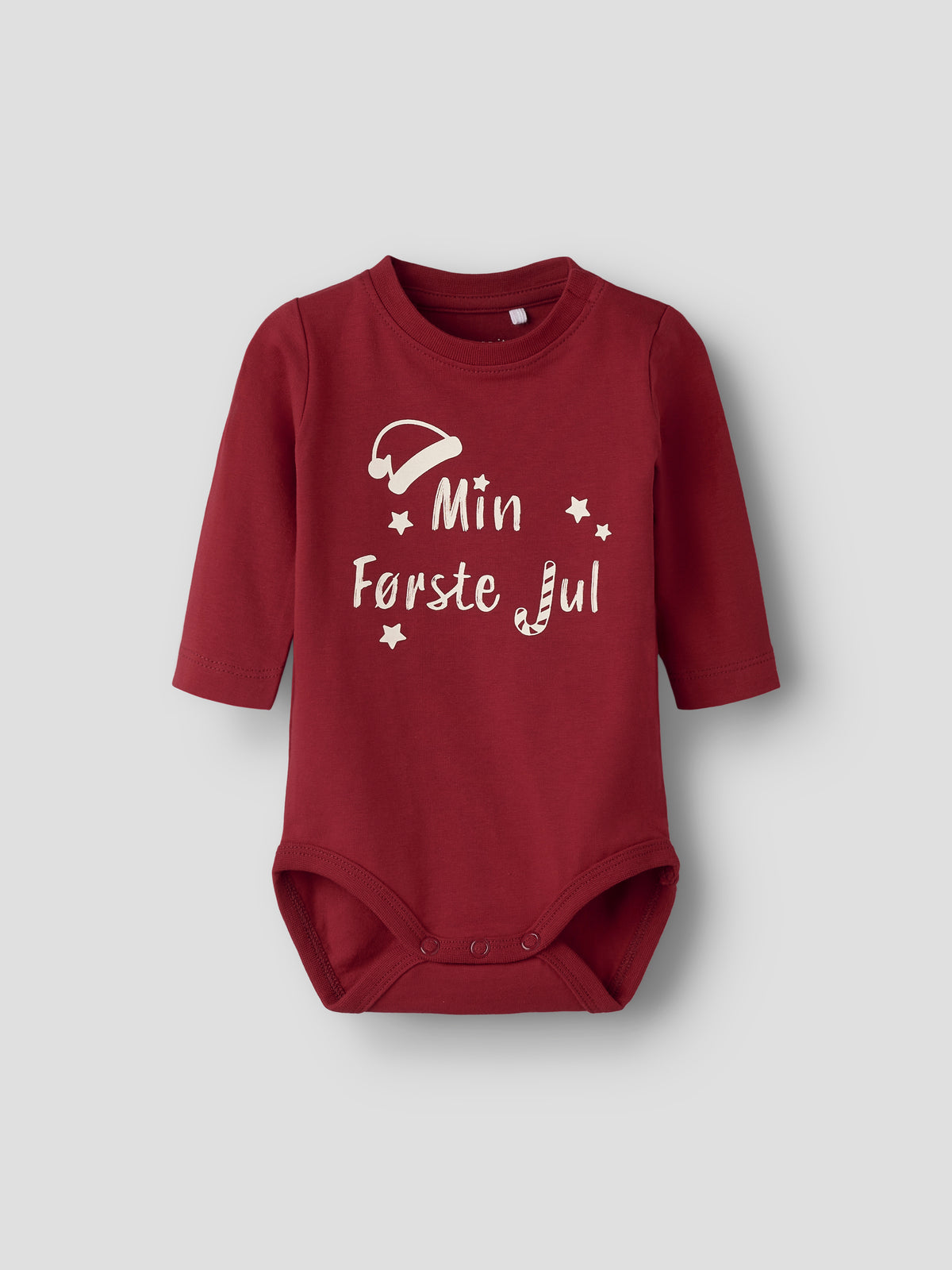 Name It Rajul - LS Body - Red Dahlia / Min Første Jul