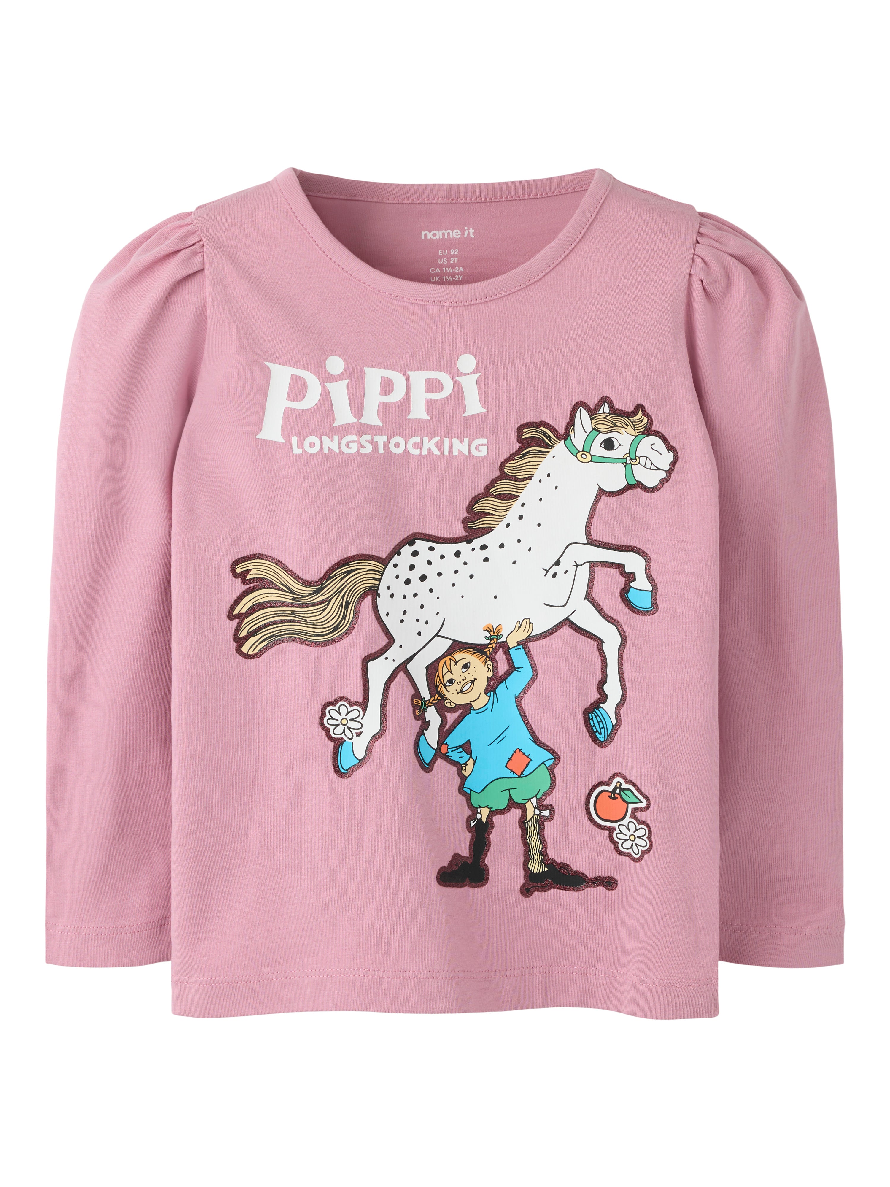 Name It Anna - Pippi LS Top Box - Lilas