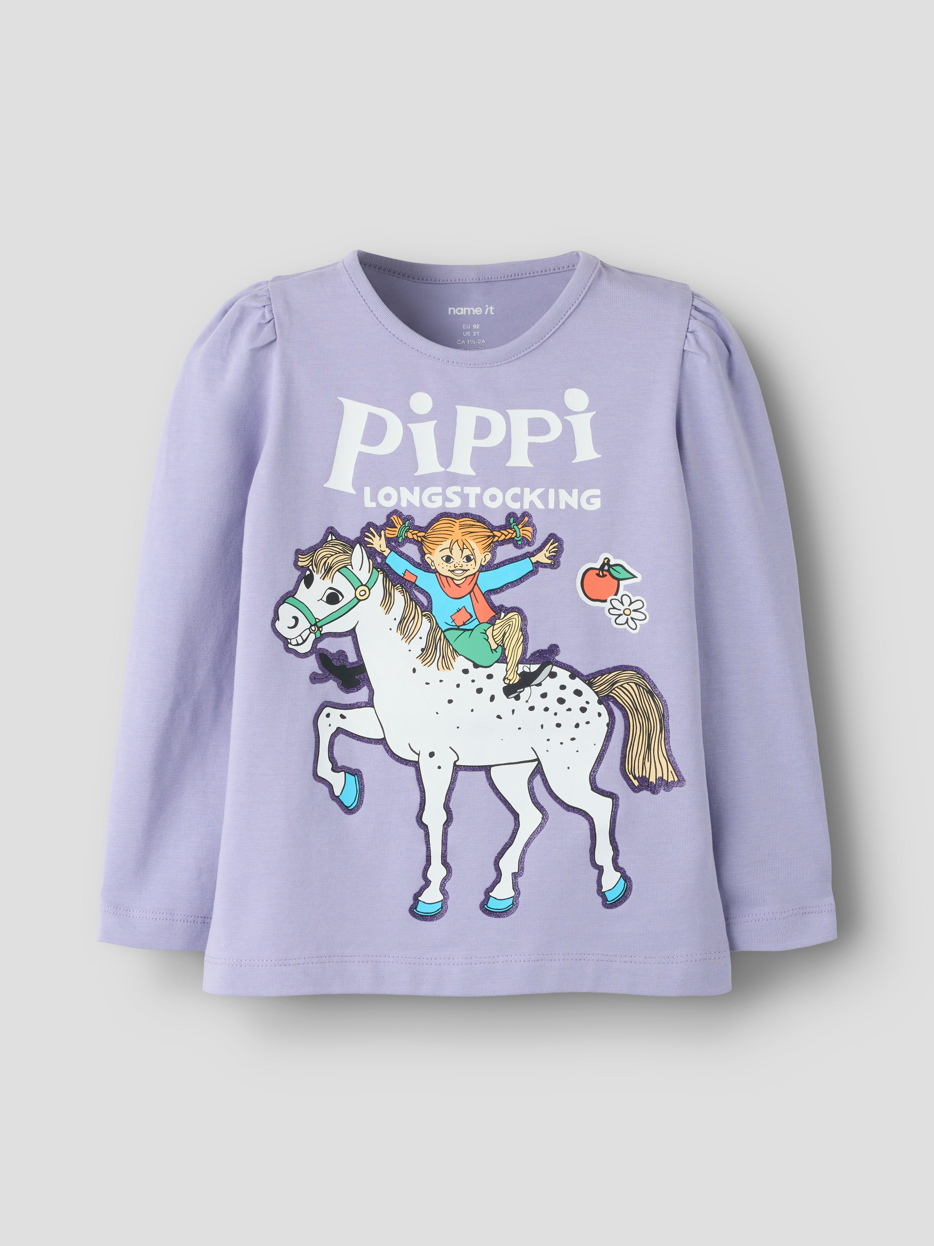 Name It Anna - Pippi LS Top Box - Heirloom Lilac