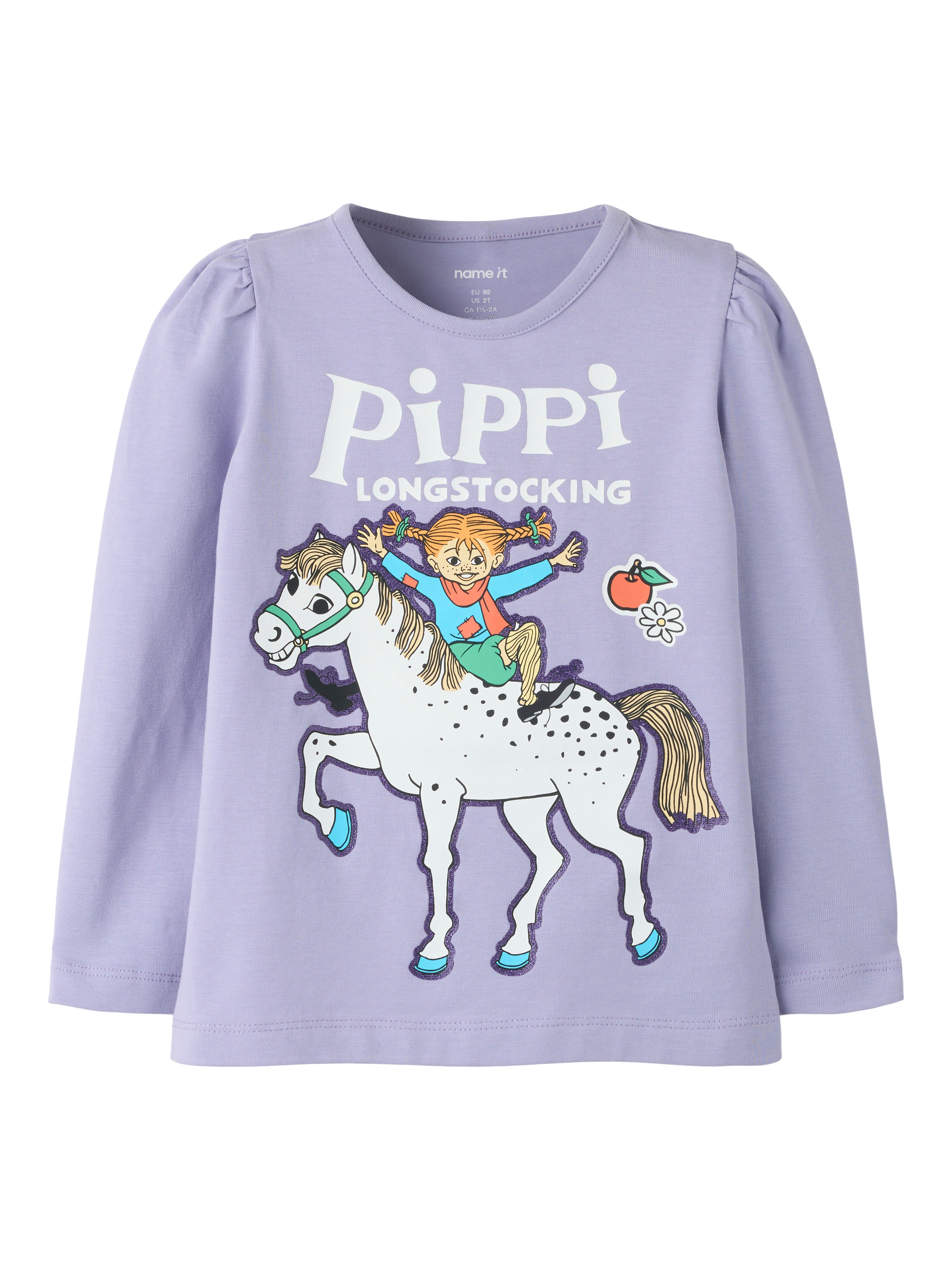 Name It Anna - Pippi LS Top Box - Heirloom Lilac