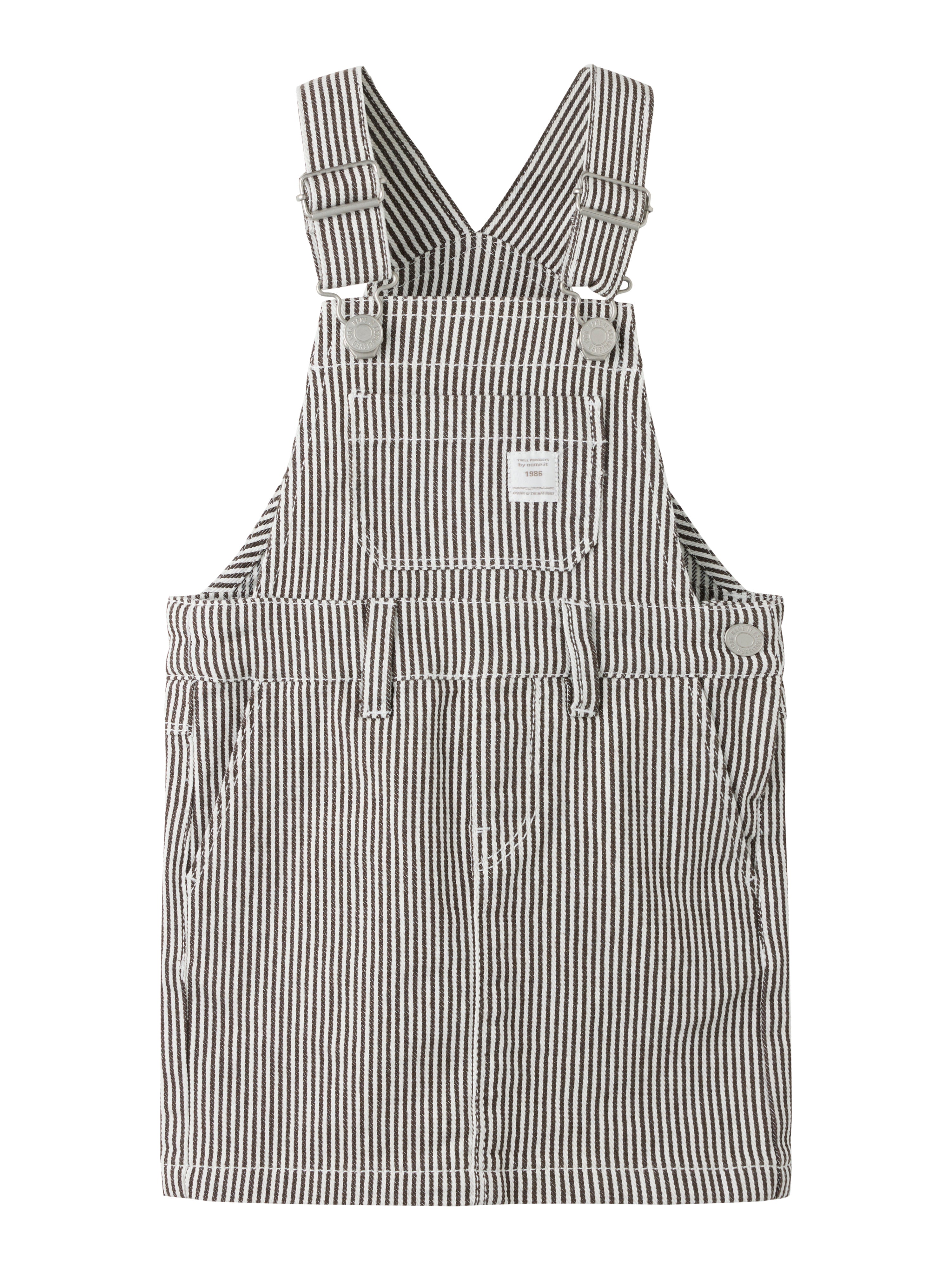 Name It Nola - Loose Stripe Spencer Dress - White/Delicioso