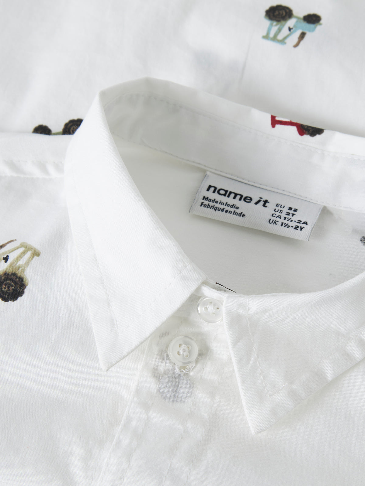 Name It Ractor - LS Shirt - Bright White
