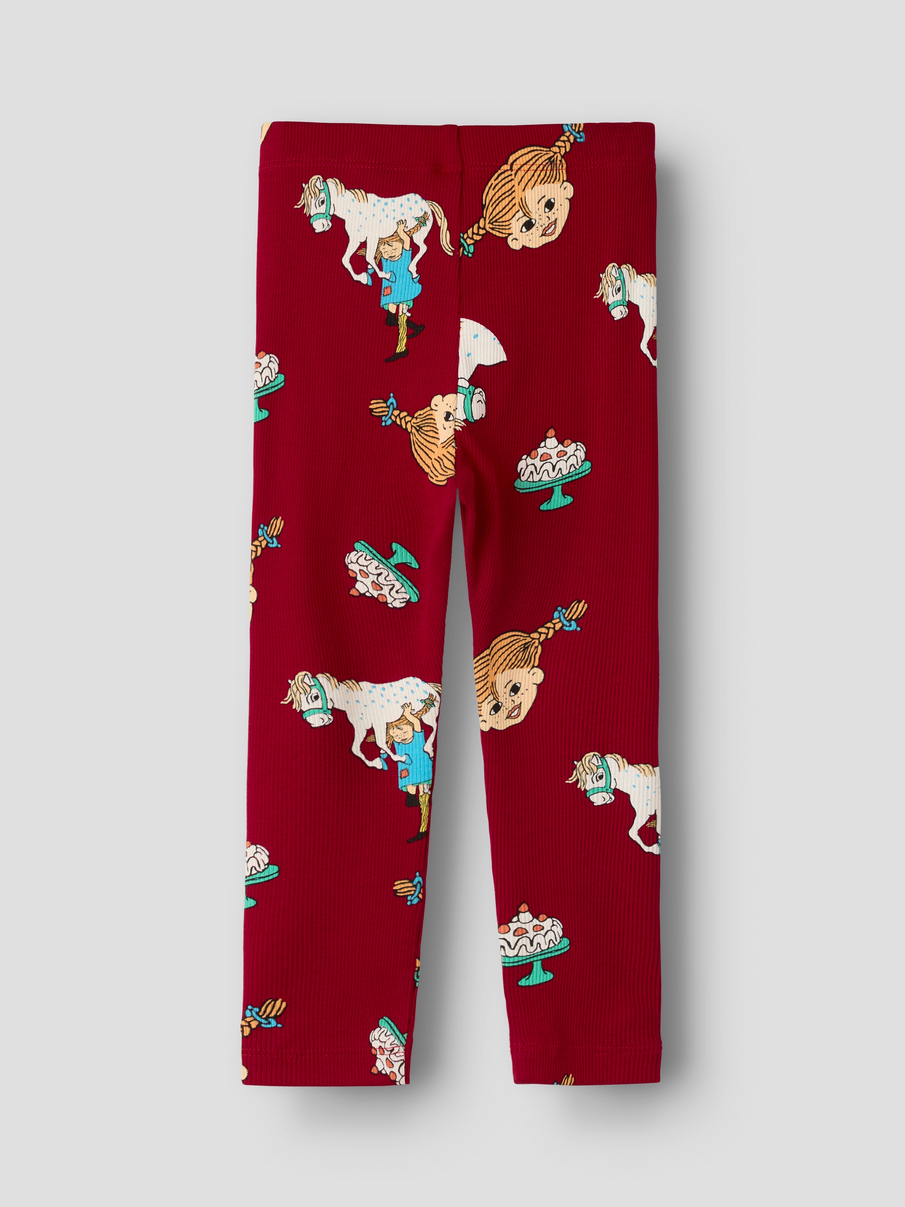Name It Soca - Pippi Legging - Urban Red