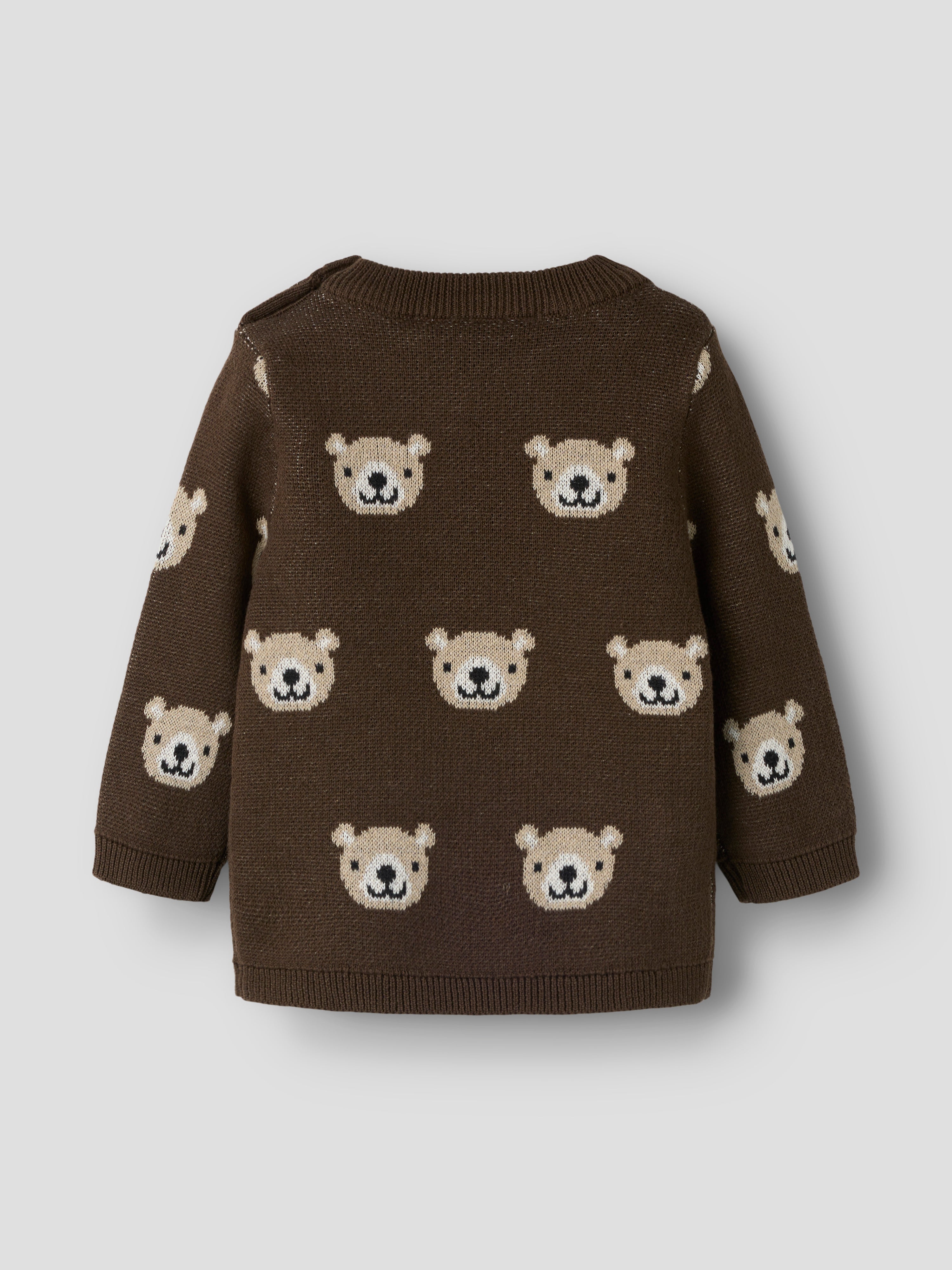 Name It - Neil LS Knit Top - Chocolate Brown