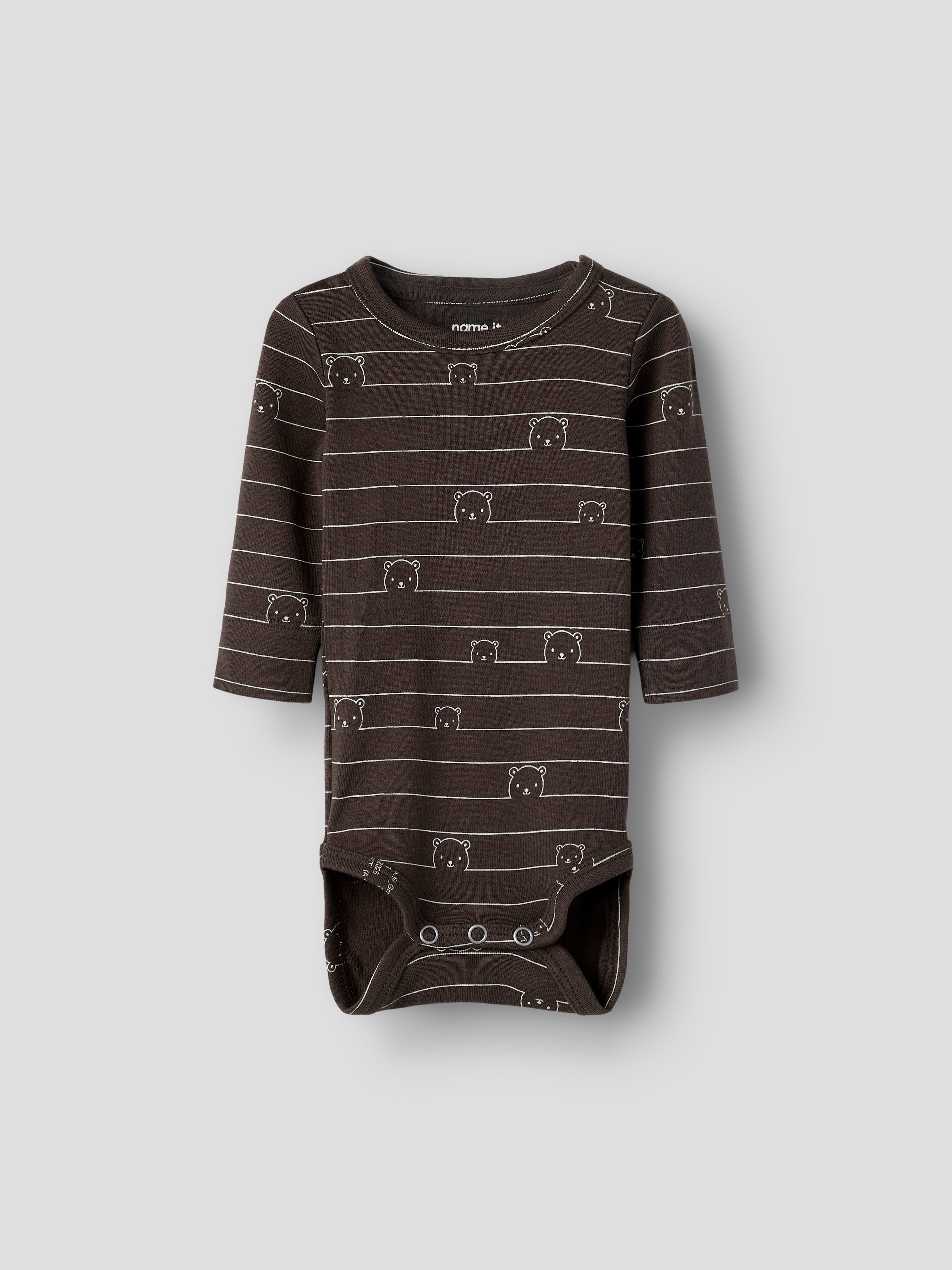 Name It - Nalas LS XSL Body - Chocolate Brown