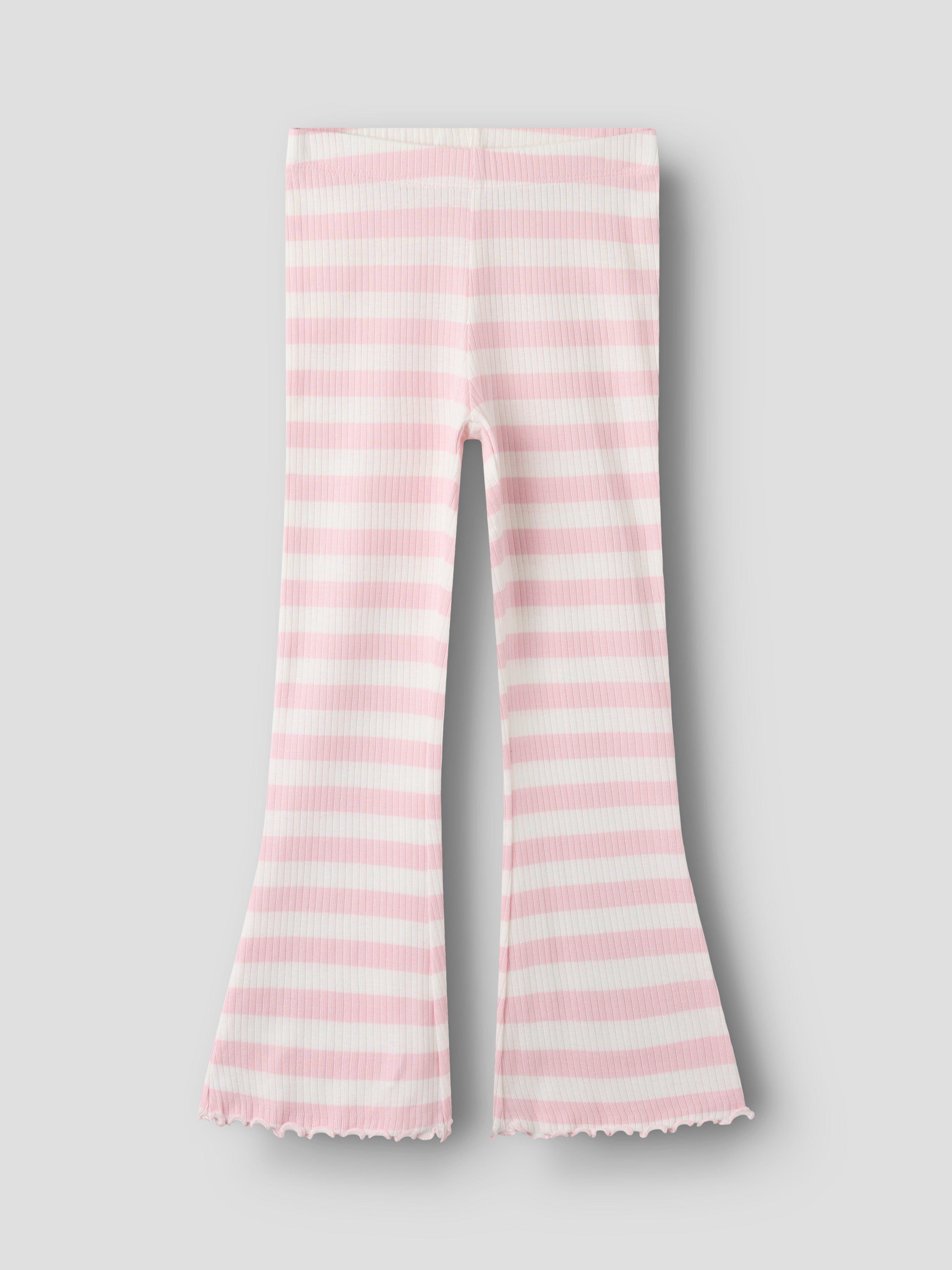 Name It - Nilje Bootcut Legging - Parfait Pink / Cloud Dancer