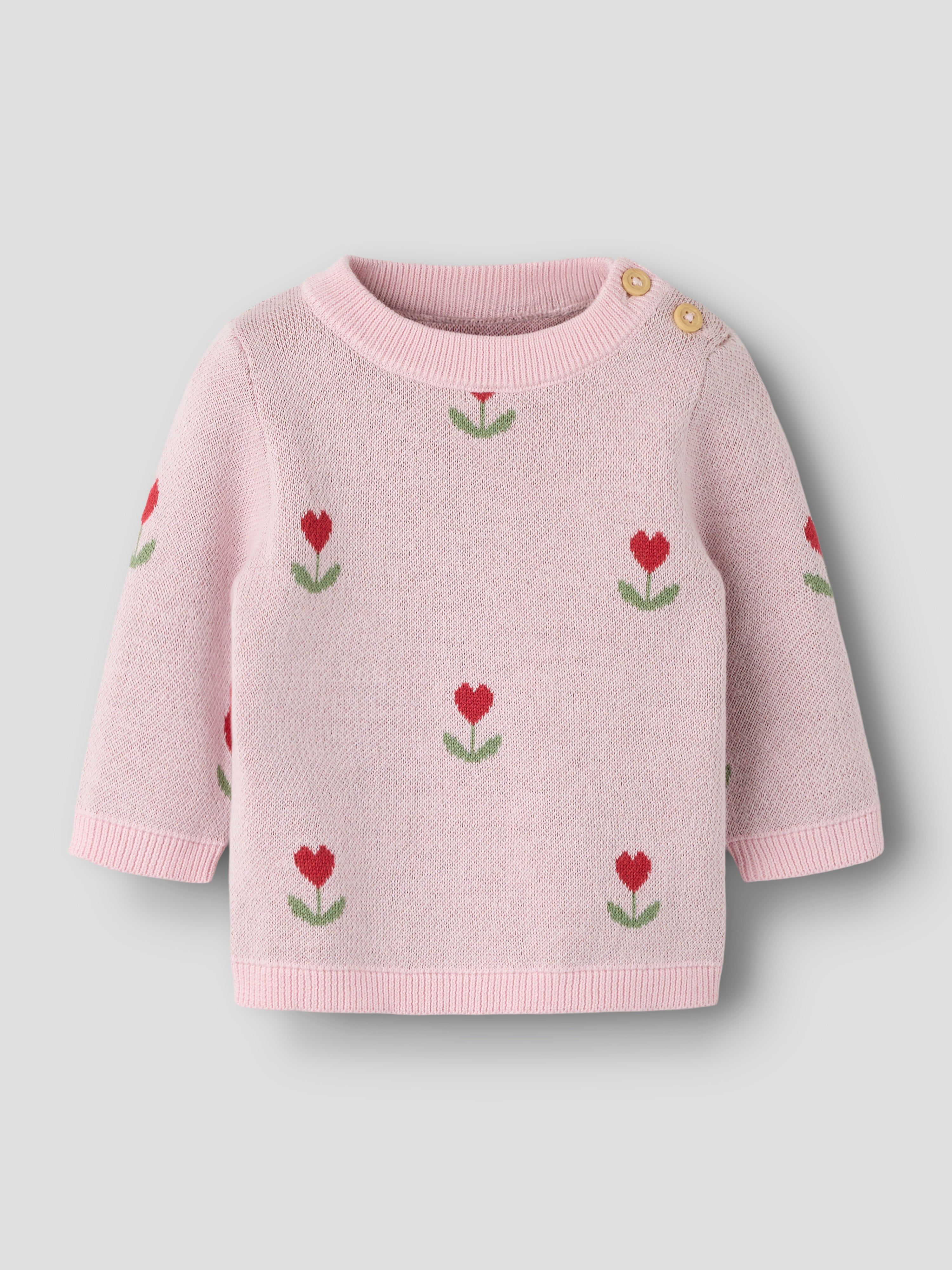 Name It - Nela LS Knit Top - Parfait Pink