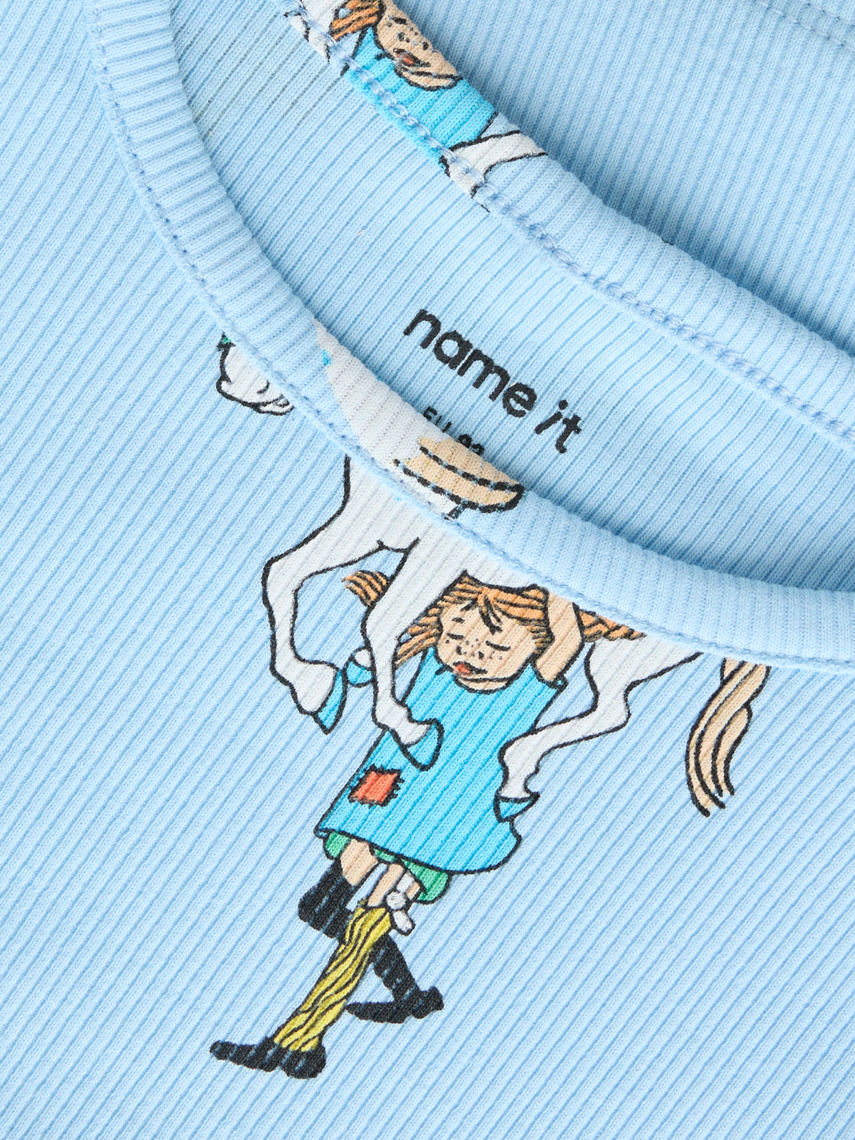 Name It Soca Pippi - LS Top Sky - Airy Blue