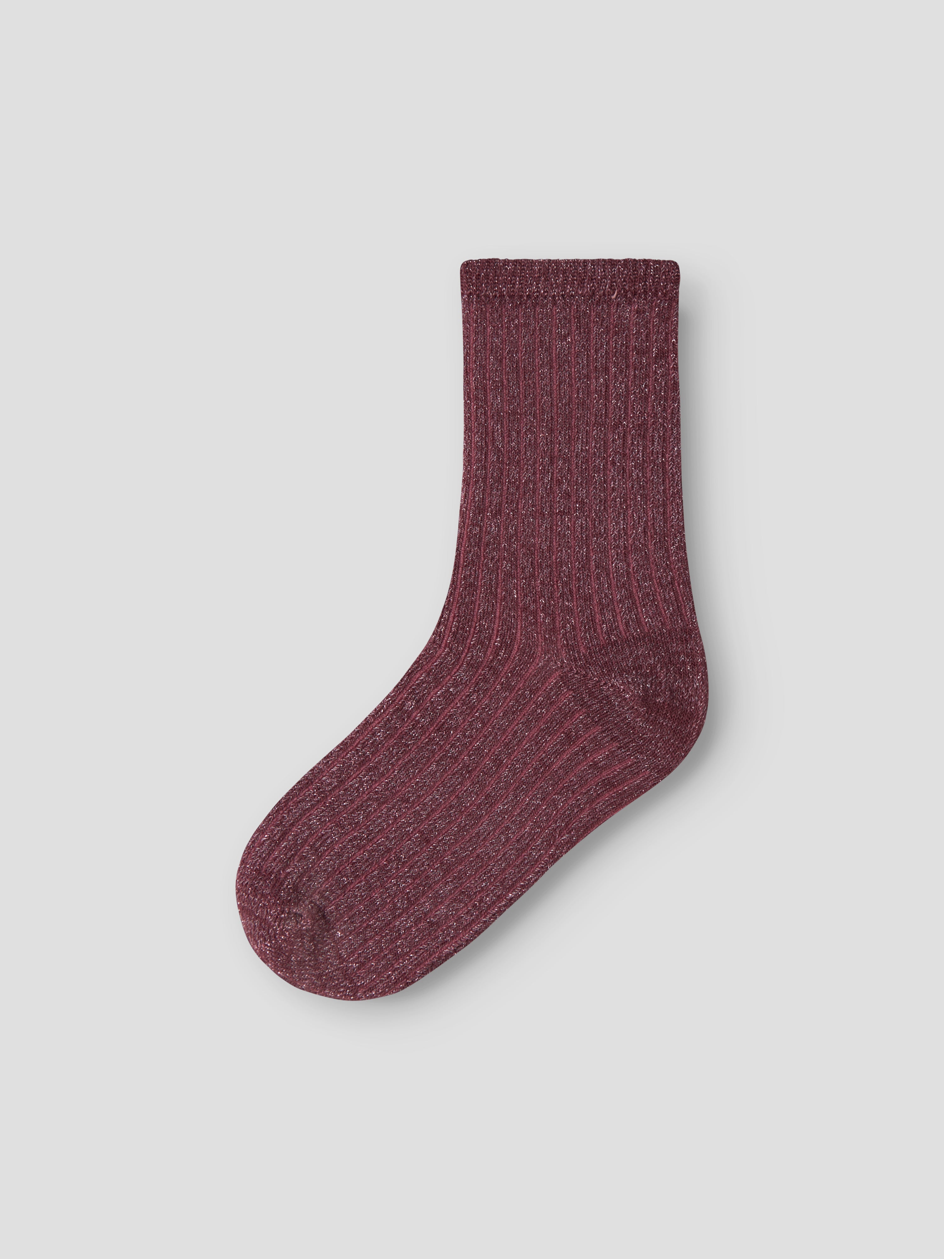 Name It - Nobba Glitter Sock - Wild Ginger