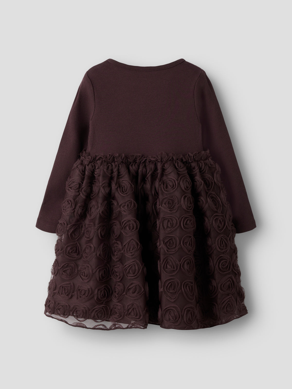 Name It Sykia - Tulle LS Dress - Catawba Grape