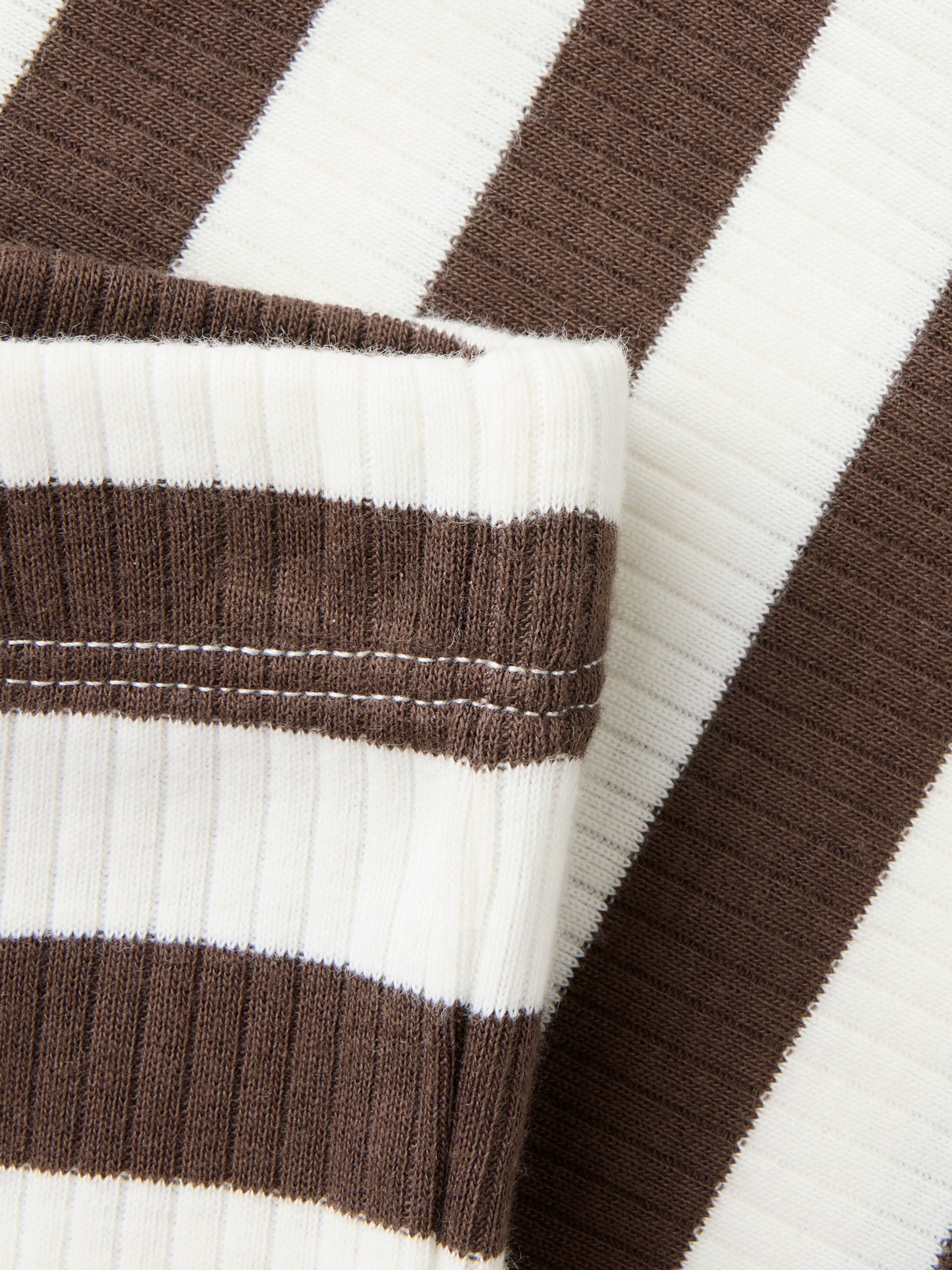Name It - Nilje Bootcut Legging - Chocolate Brown / Cloud Dancer