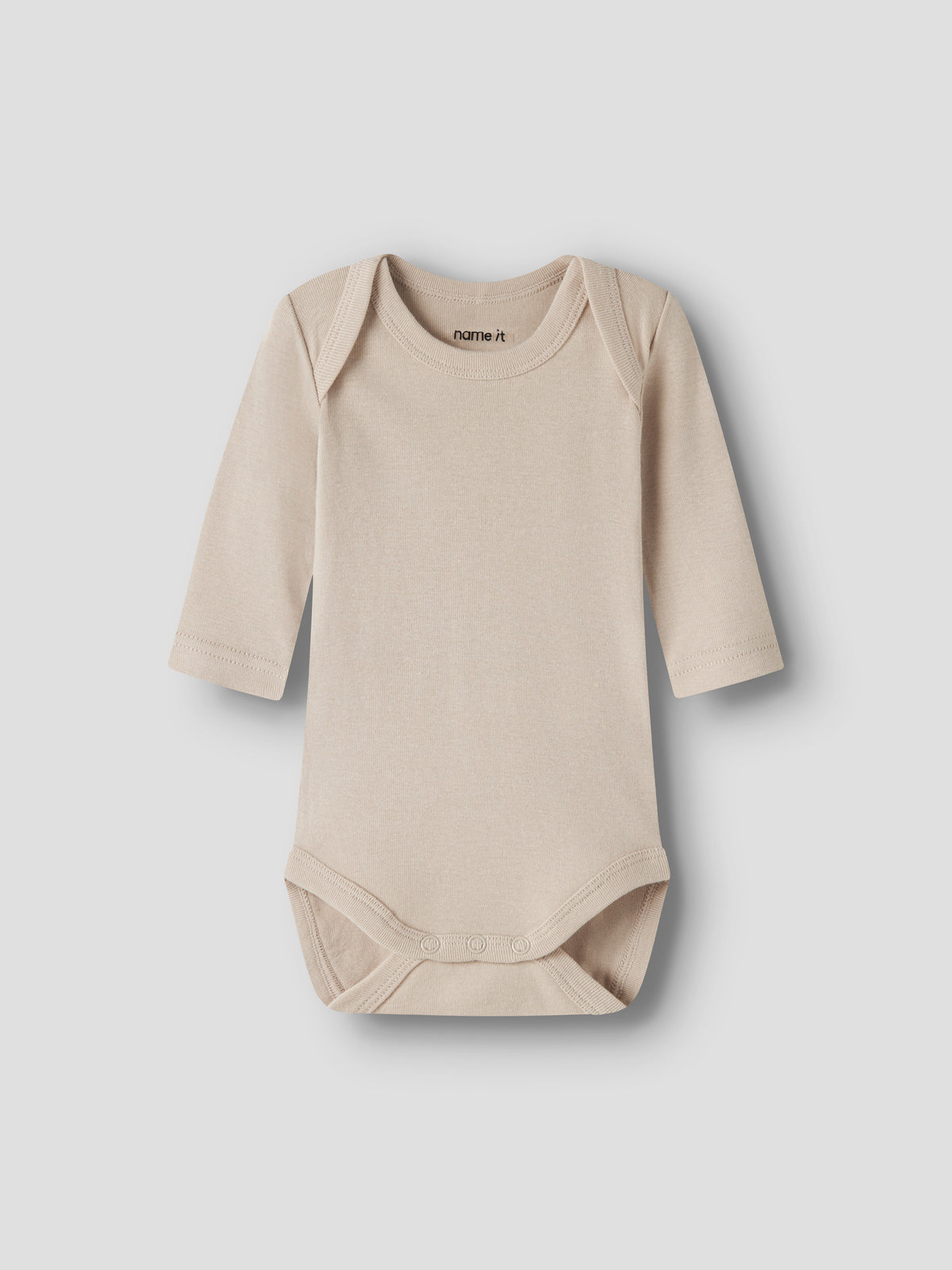 Name It Body LS – 7-pak - Solid Colors - Buttercream w/ various colors