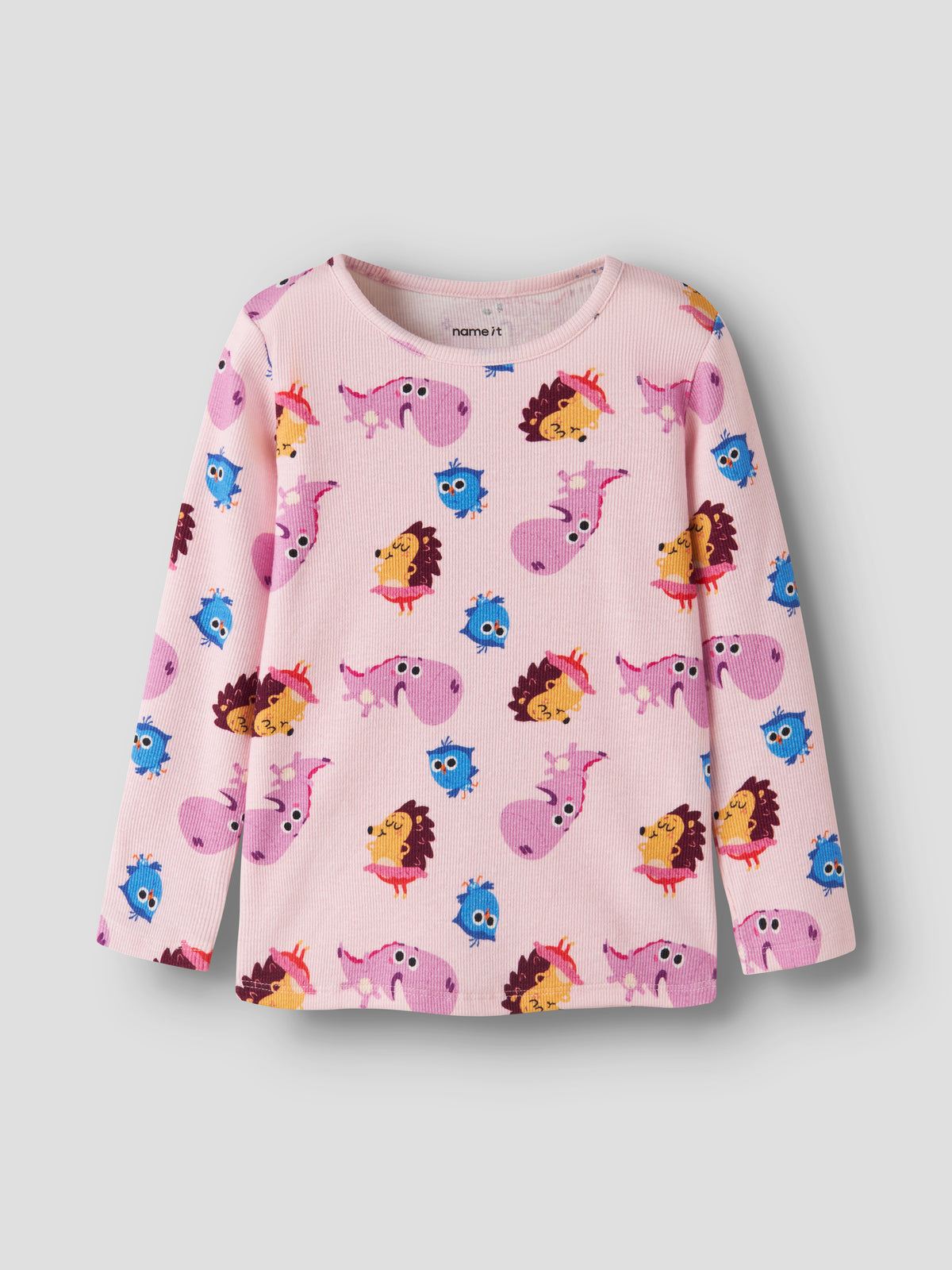 Name It Besa - Børste LS Slim Top DR - Cradle Pink