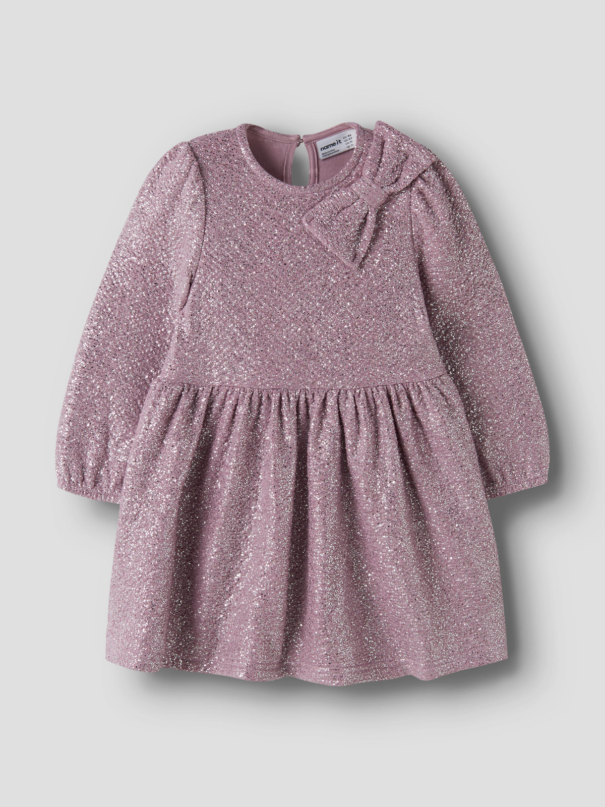 Name It Ditsia - LS Dress - Mauve Shadows