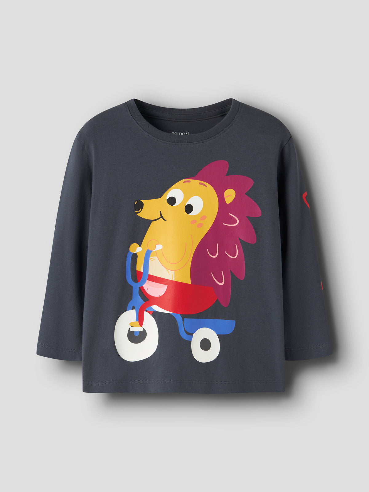 Name It Acai - Børste LS Top DR - Ombre Blue