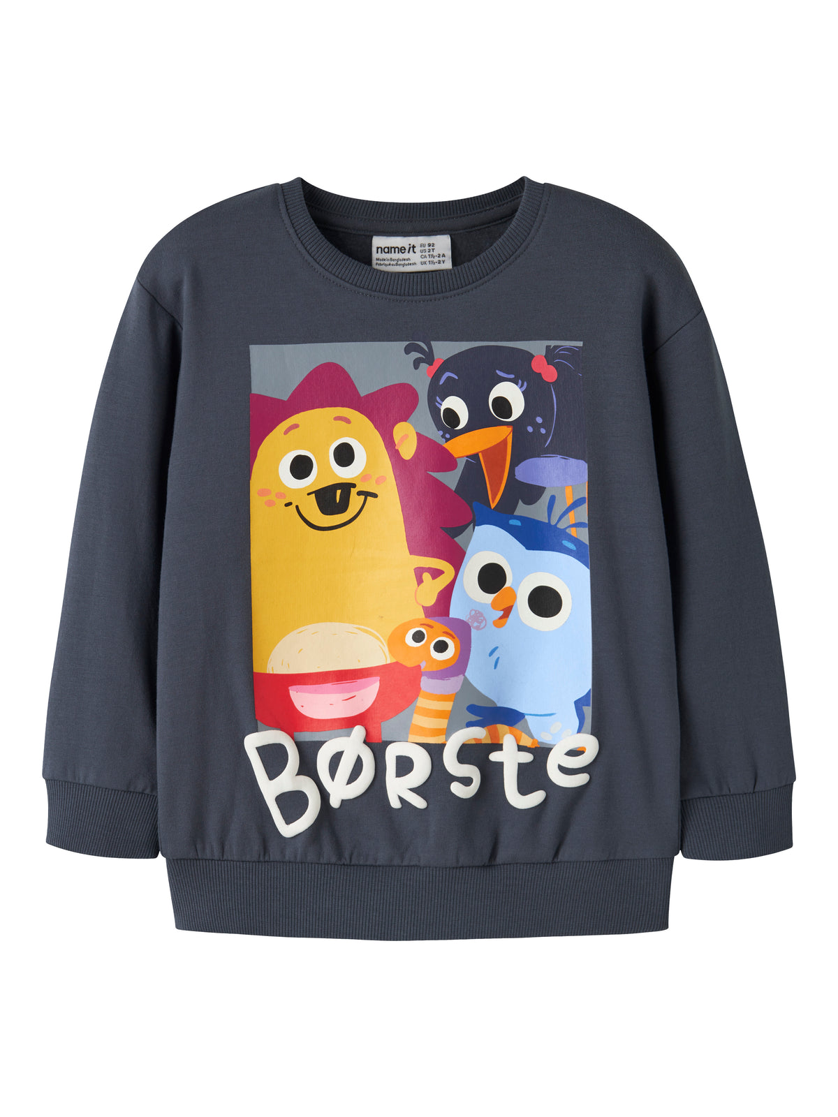 Name It Aban - Børste Sweat - Ombre Blue