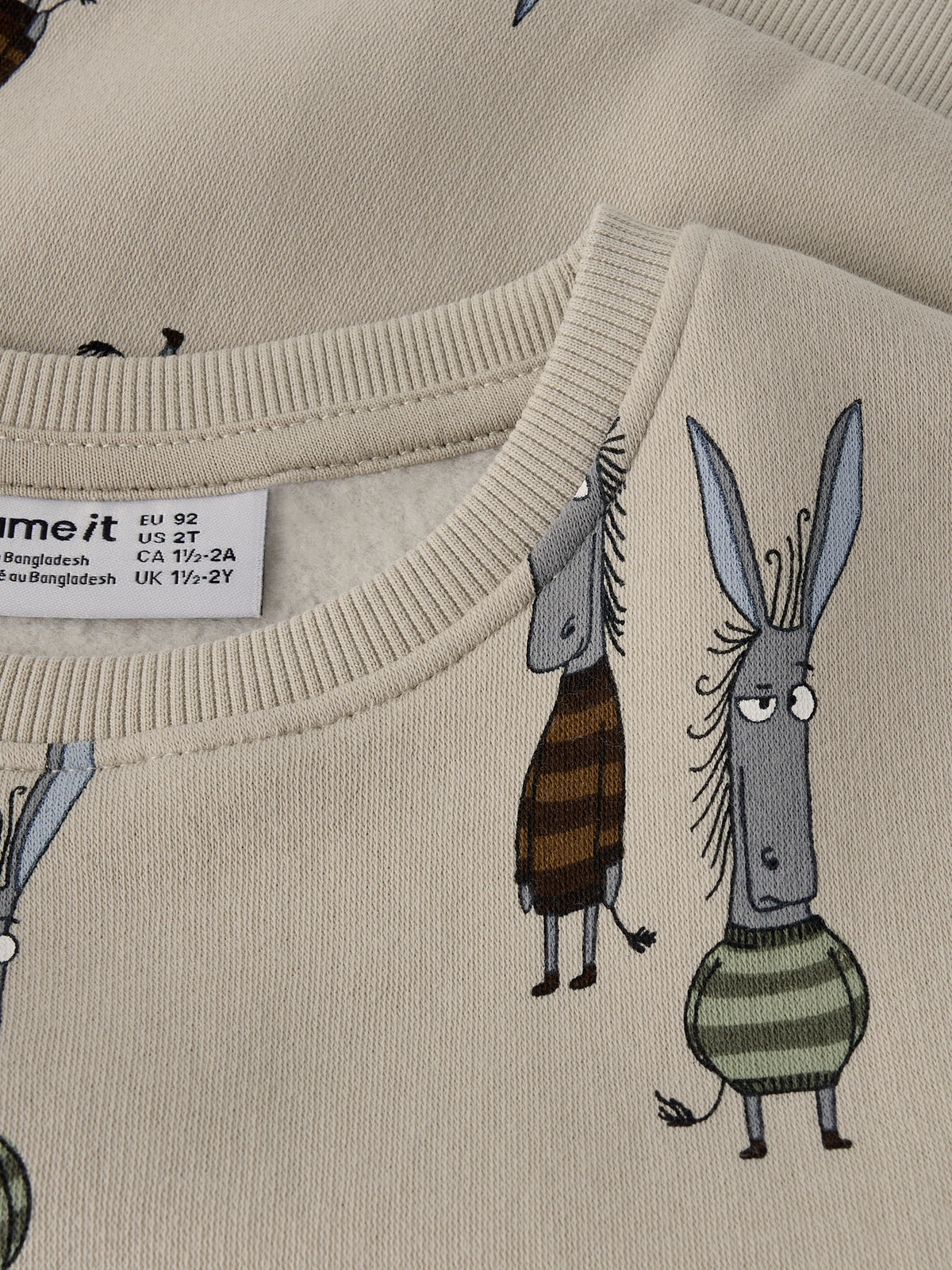 Name It Odell - LS Sweat - Pure Cashmere