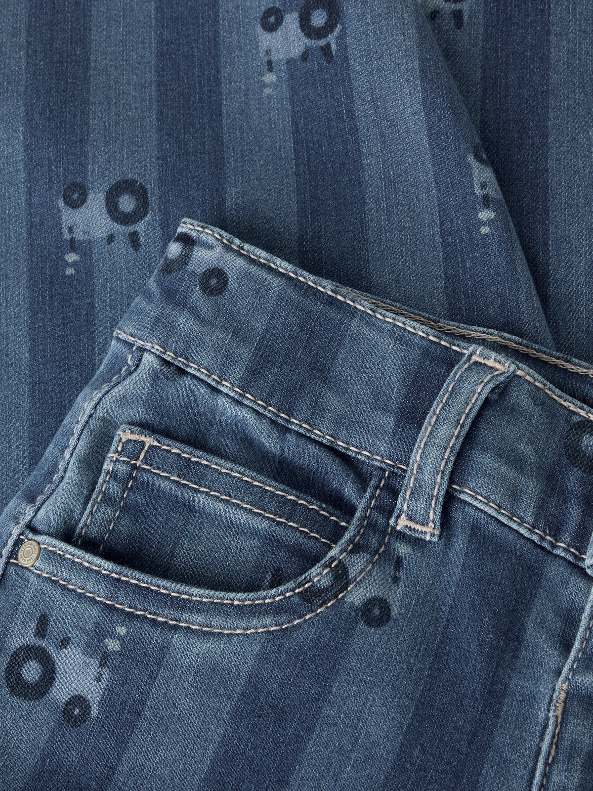 Name It Ben - Barrel Jeans 6699 QN - Medium Blue Denim / Tractor