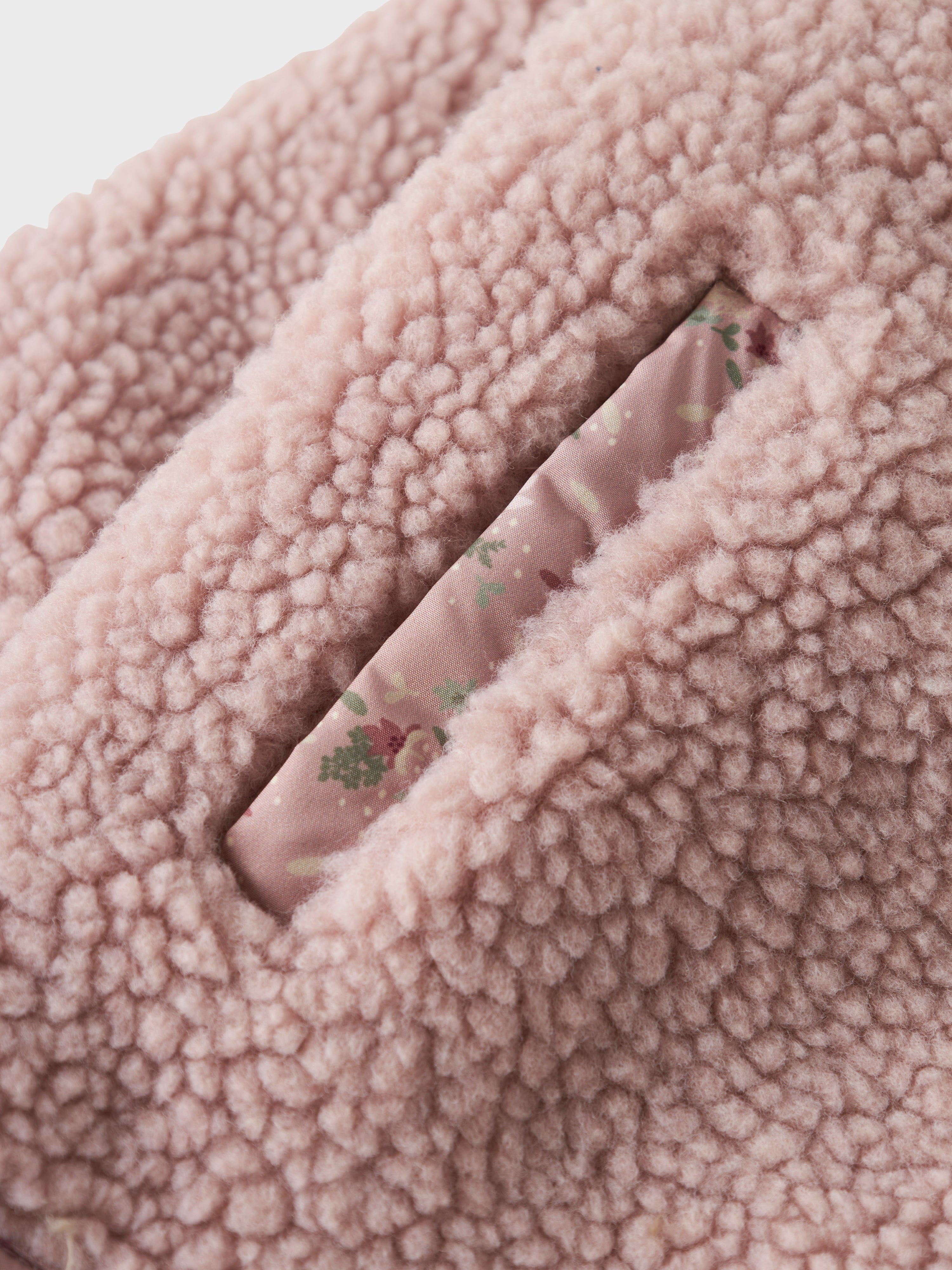 Name It Minna Teddy Jakke - Violet Ice