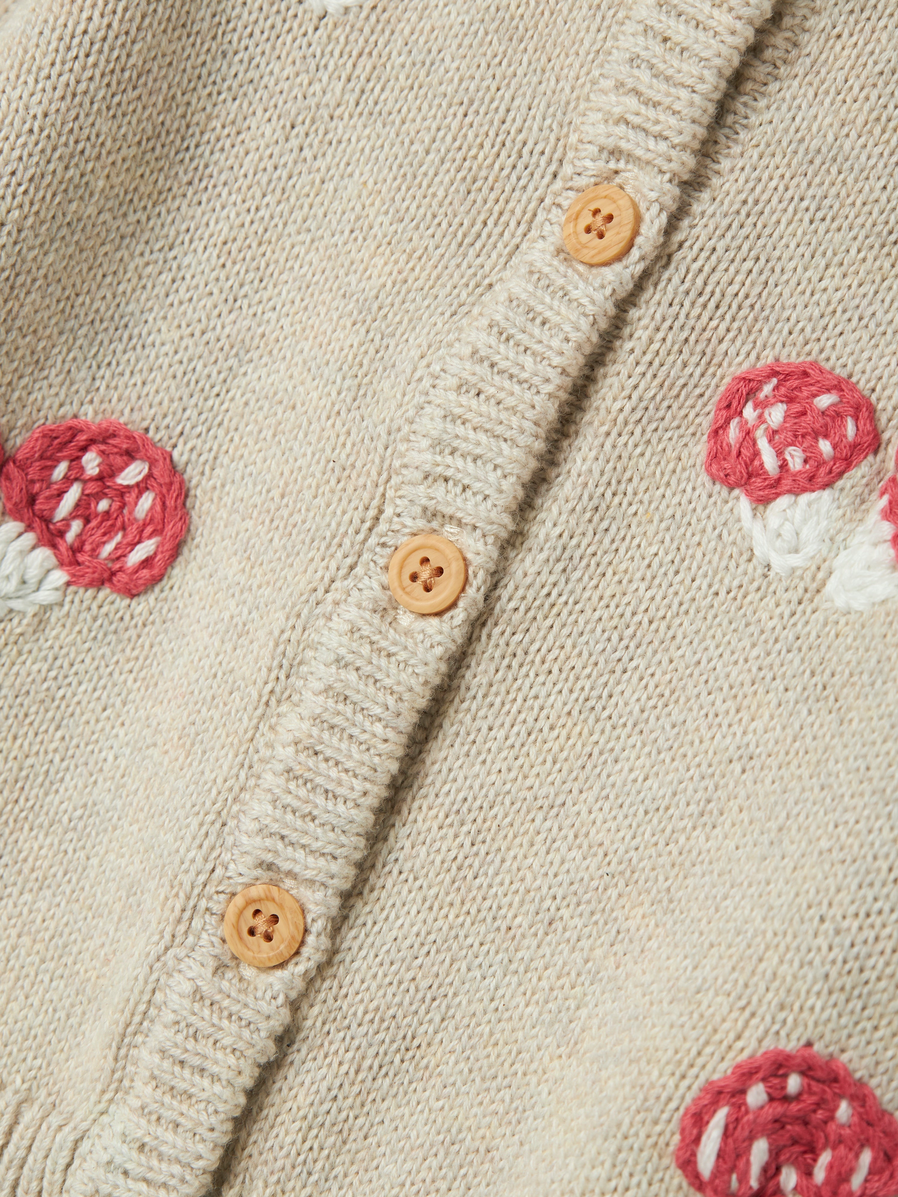 Name It Linie Strik Cardigan - Peyote Melange