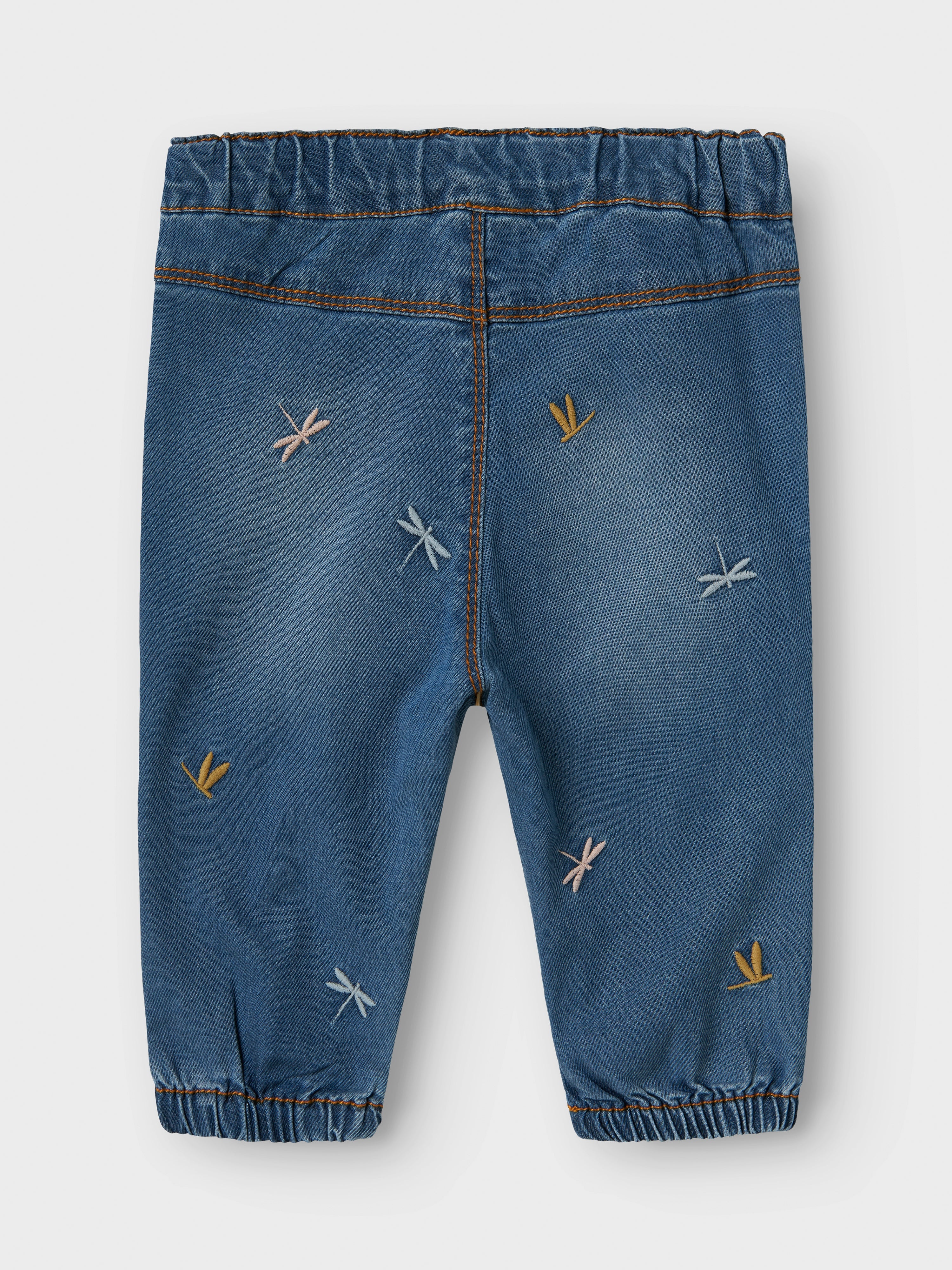 Name It Rose Shaped Jeans - Medium Blue Denim