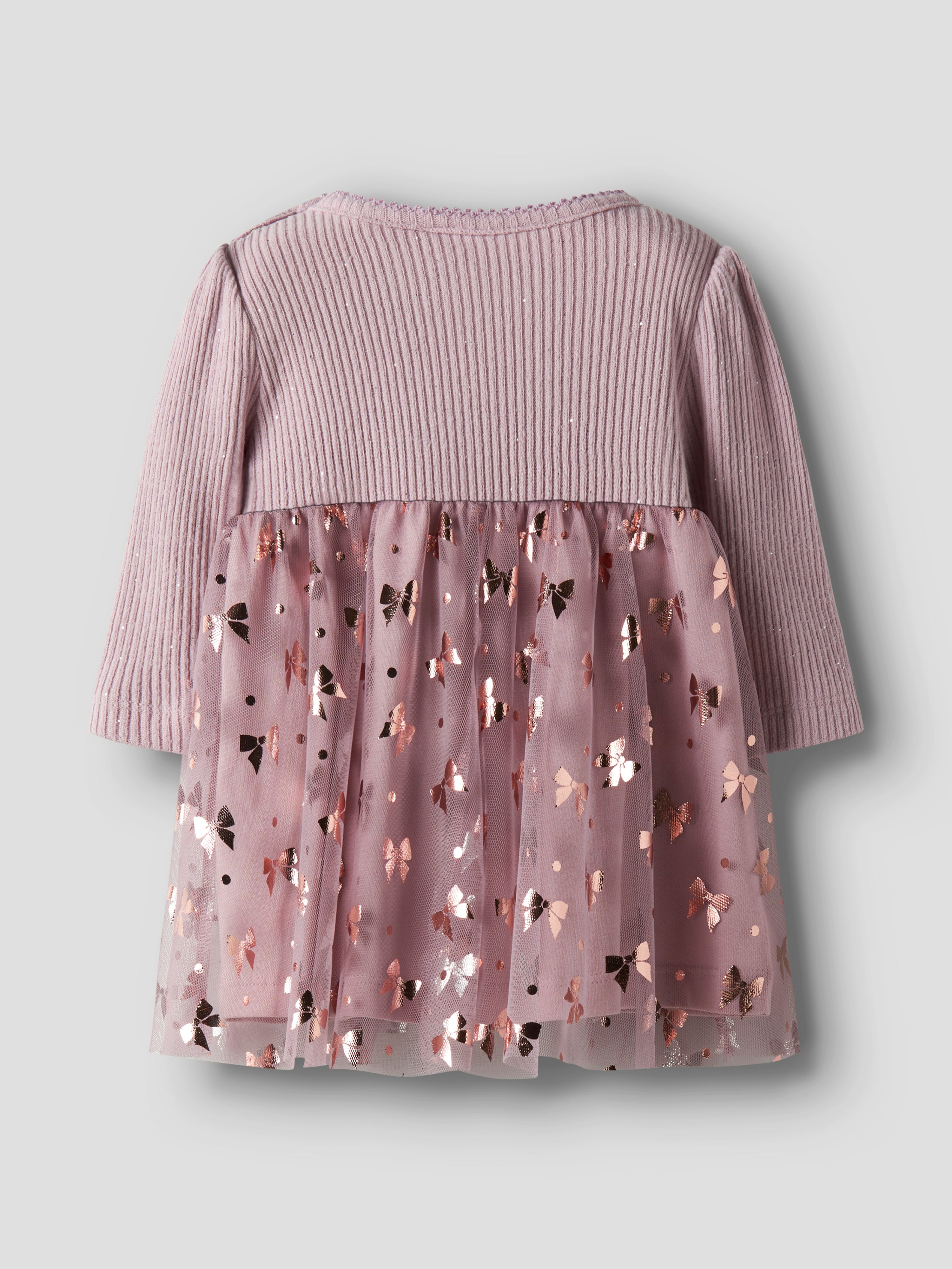 Name It Rosally LS Dress - Keepsake Lilac