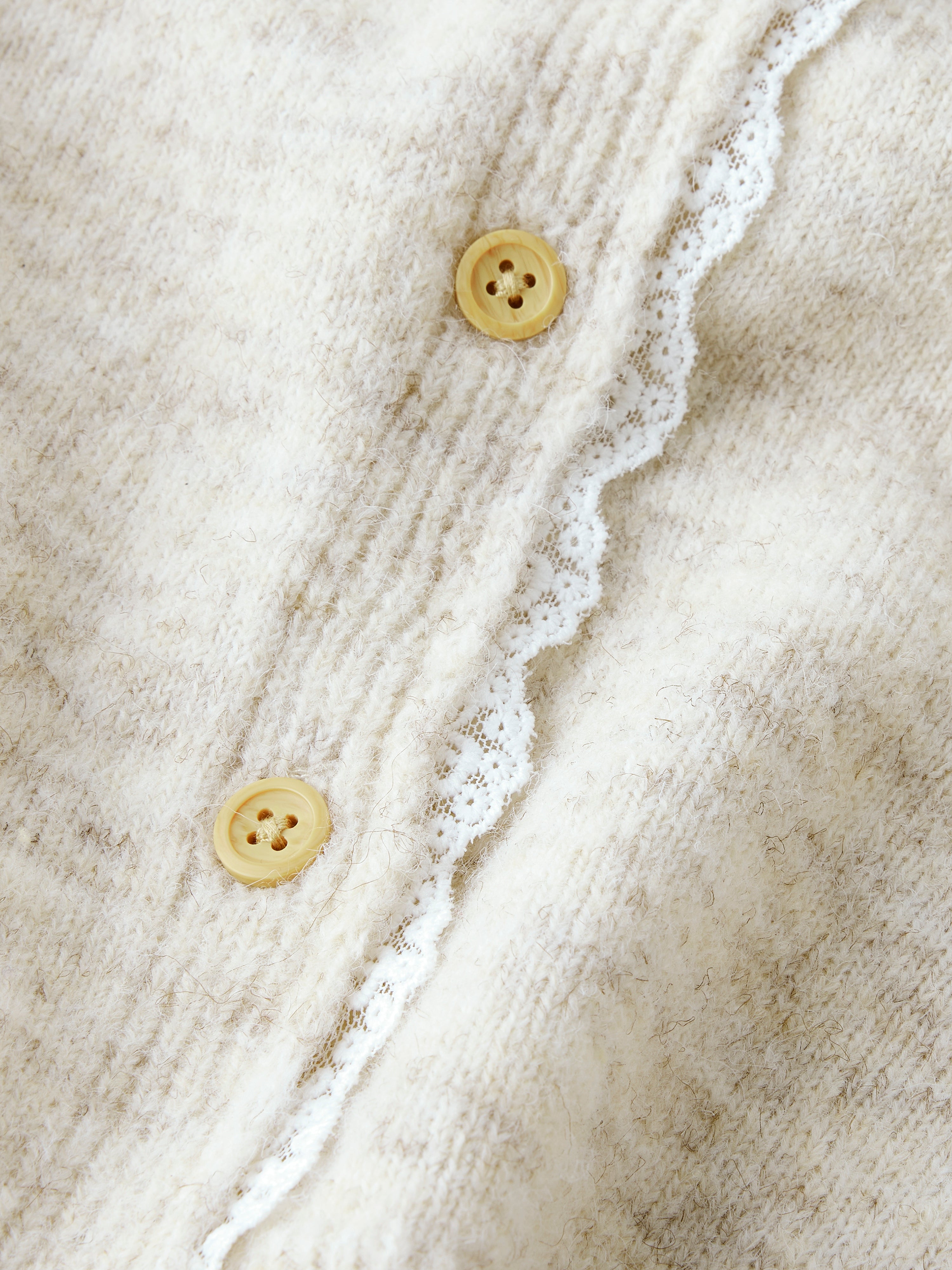 Name It Rikimmi LS Knit Cardigan - Peyote Melange