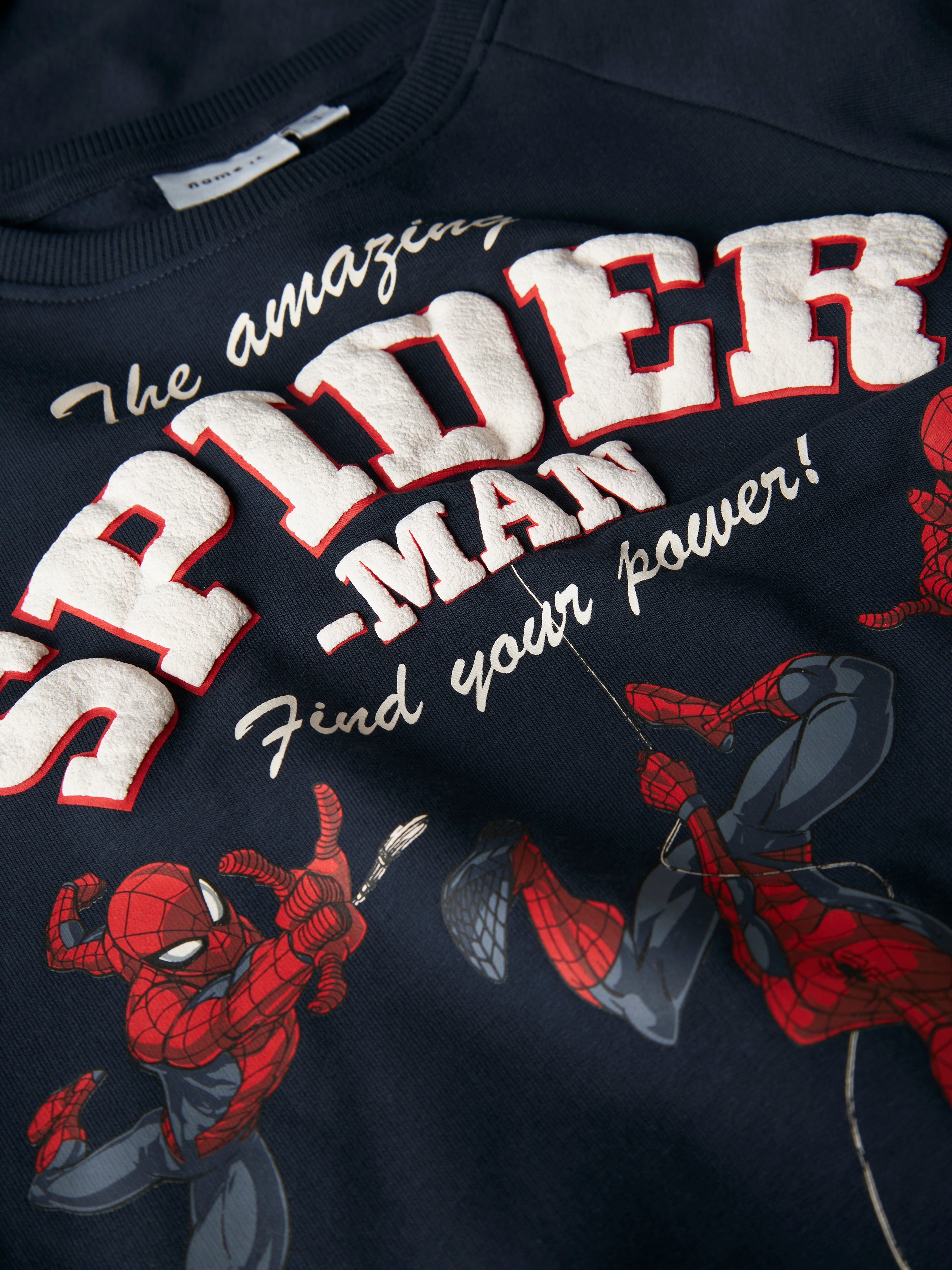 Name It Obert Spiderman Sweat shirt - Navy Blazer