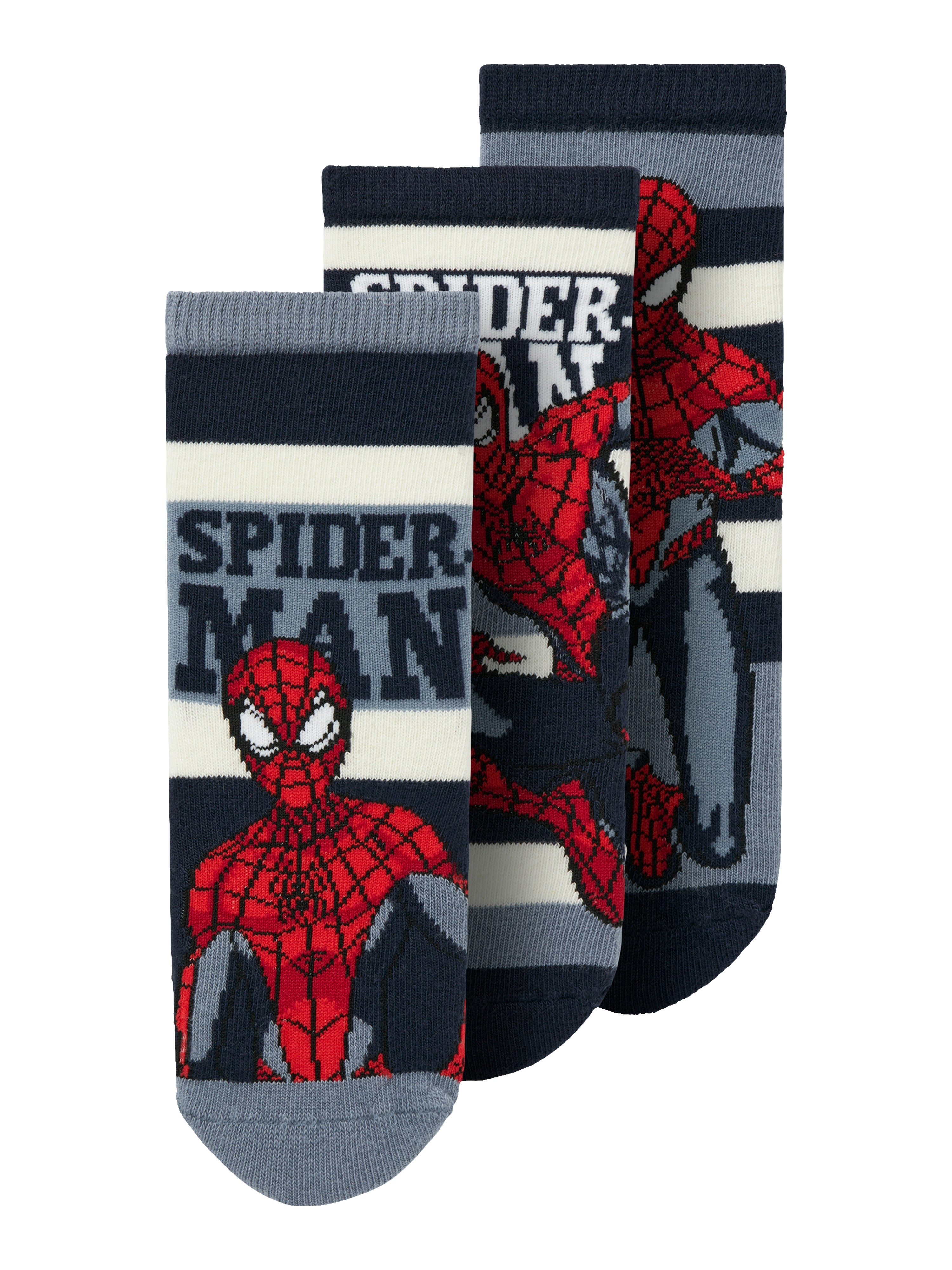 Name It Octavius Spiderman 3 pack strømper - Navy Blazer