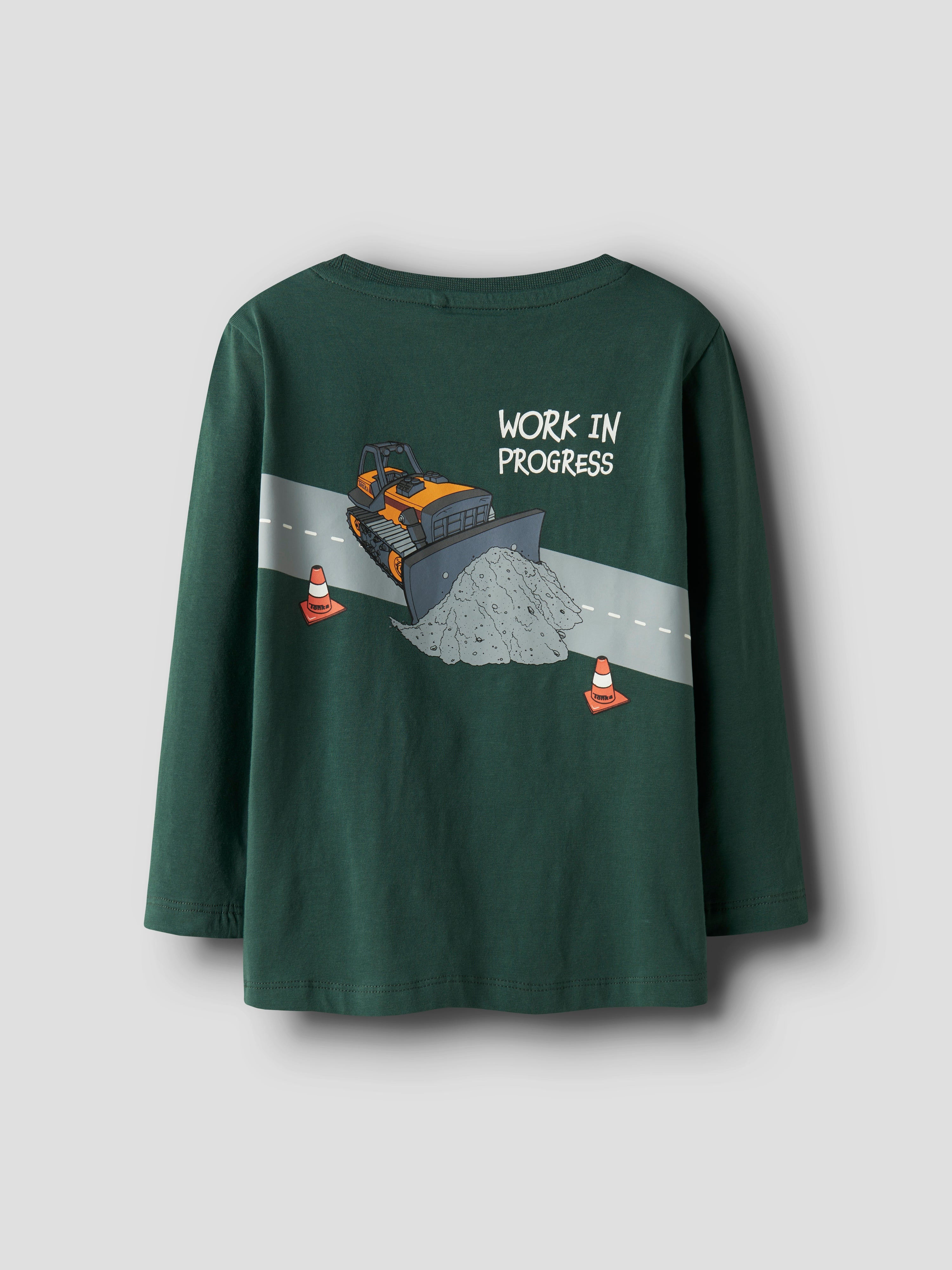 Name It Ofek Tonka LS Top - Bistro Green