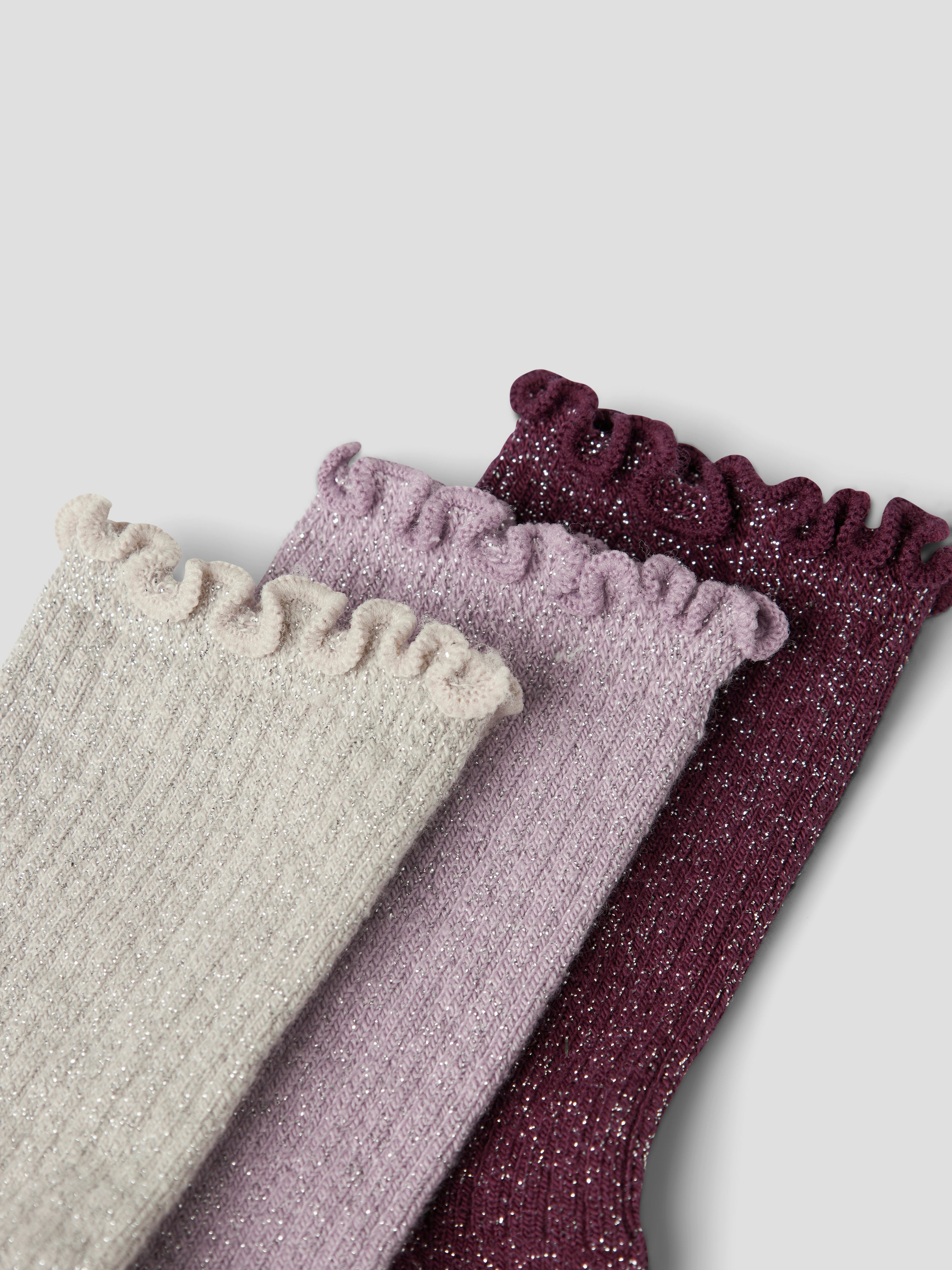 Name It Rosie 3 pack strømper - Keepsake Lilac