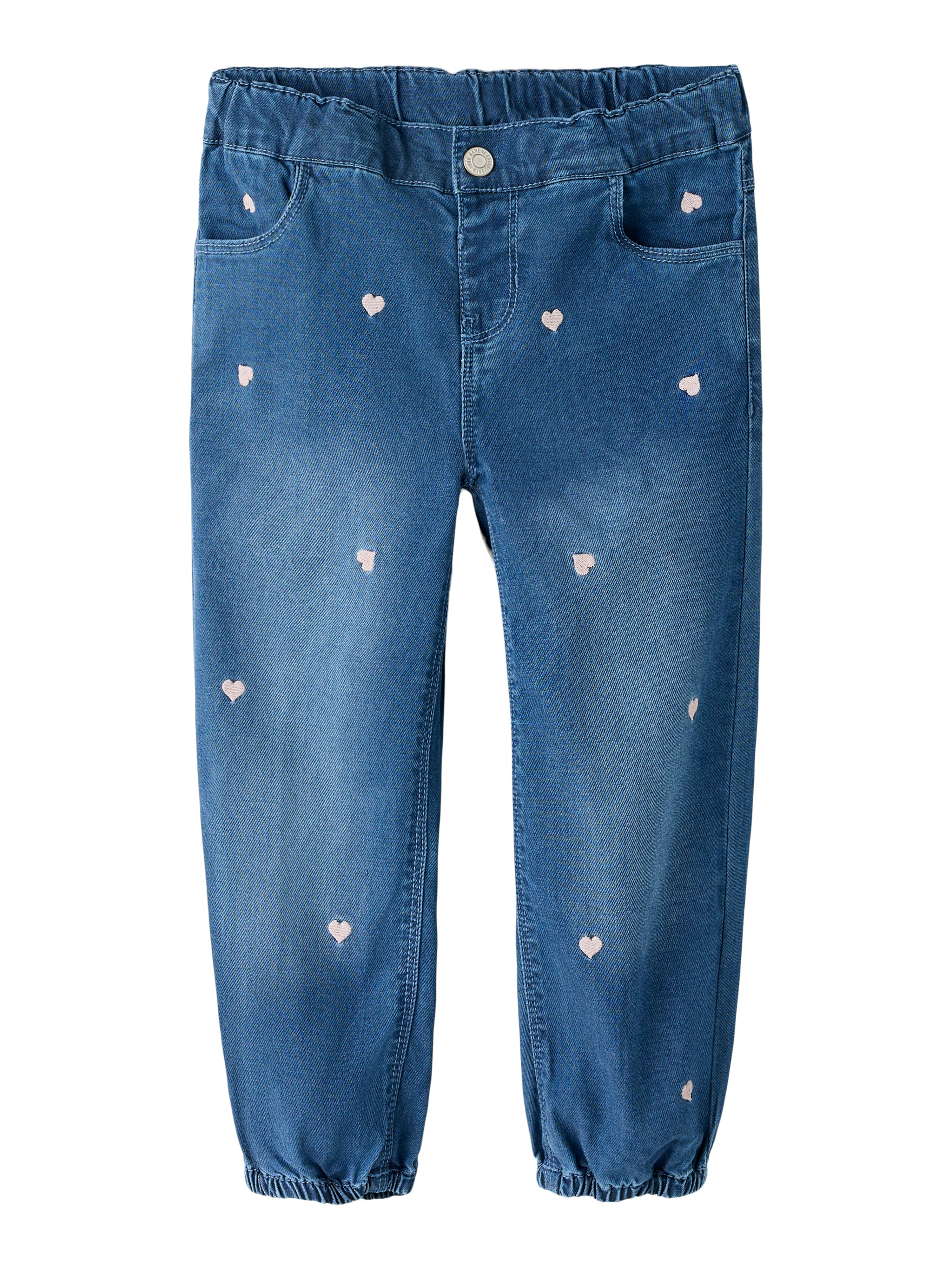 Name It Rose Shaped Jeans - Dark Blue Denim