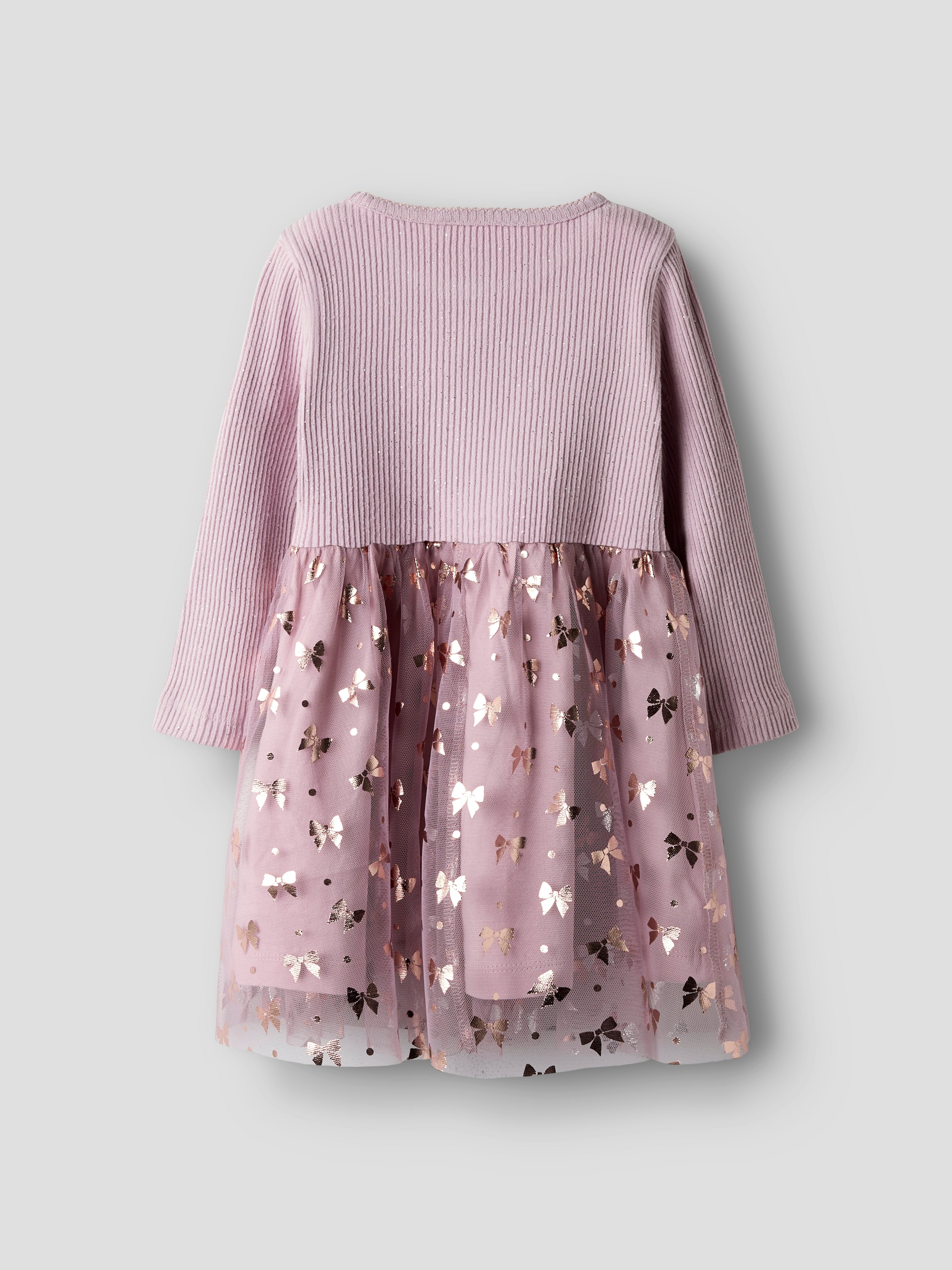 Name It Rosally LS Dress - Keepsake Lilac