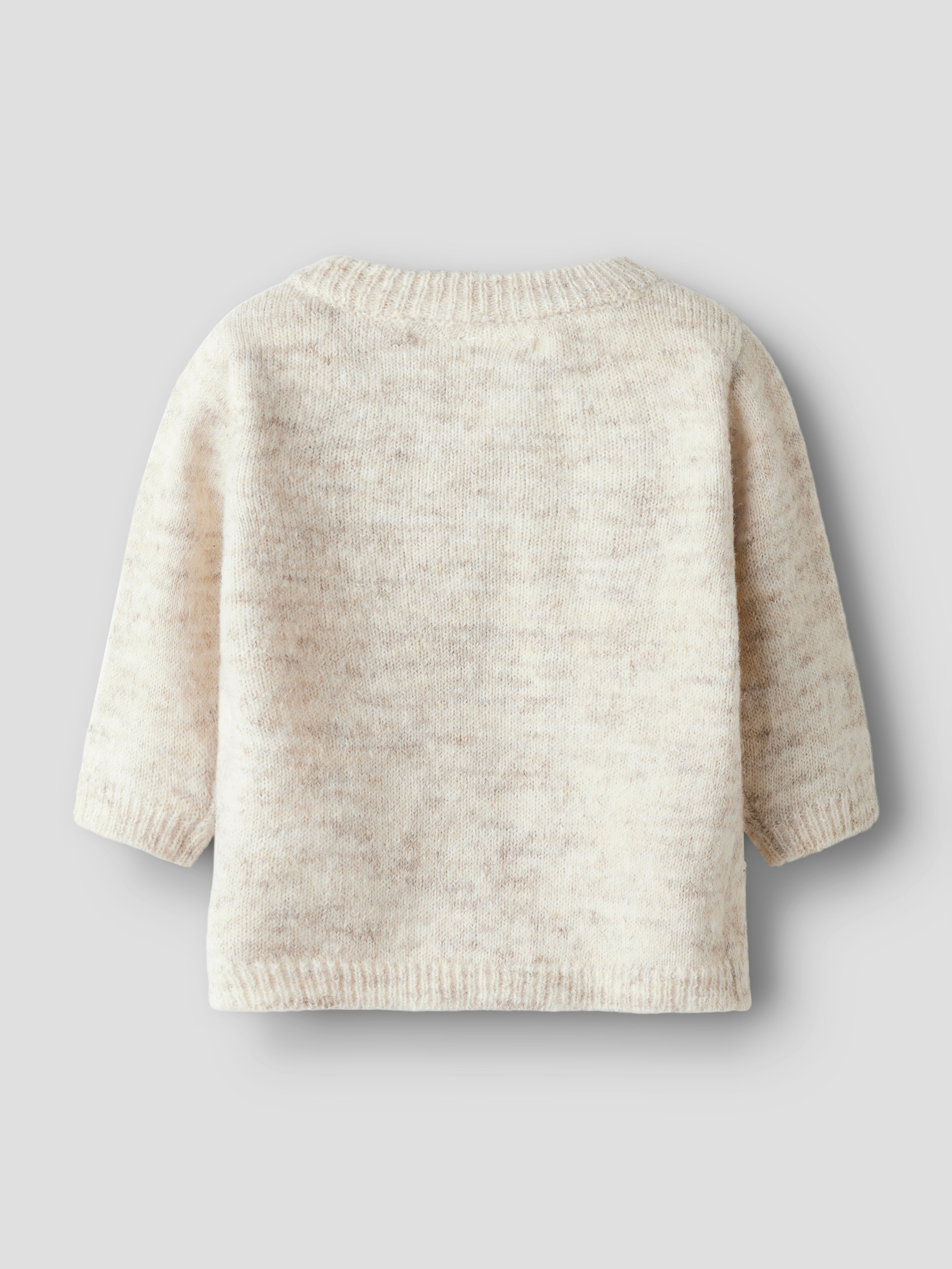 Name It Rikimmi LS Knit Cardigan - Peyote Melange