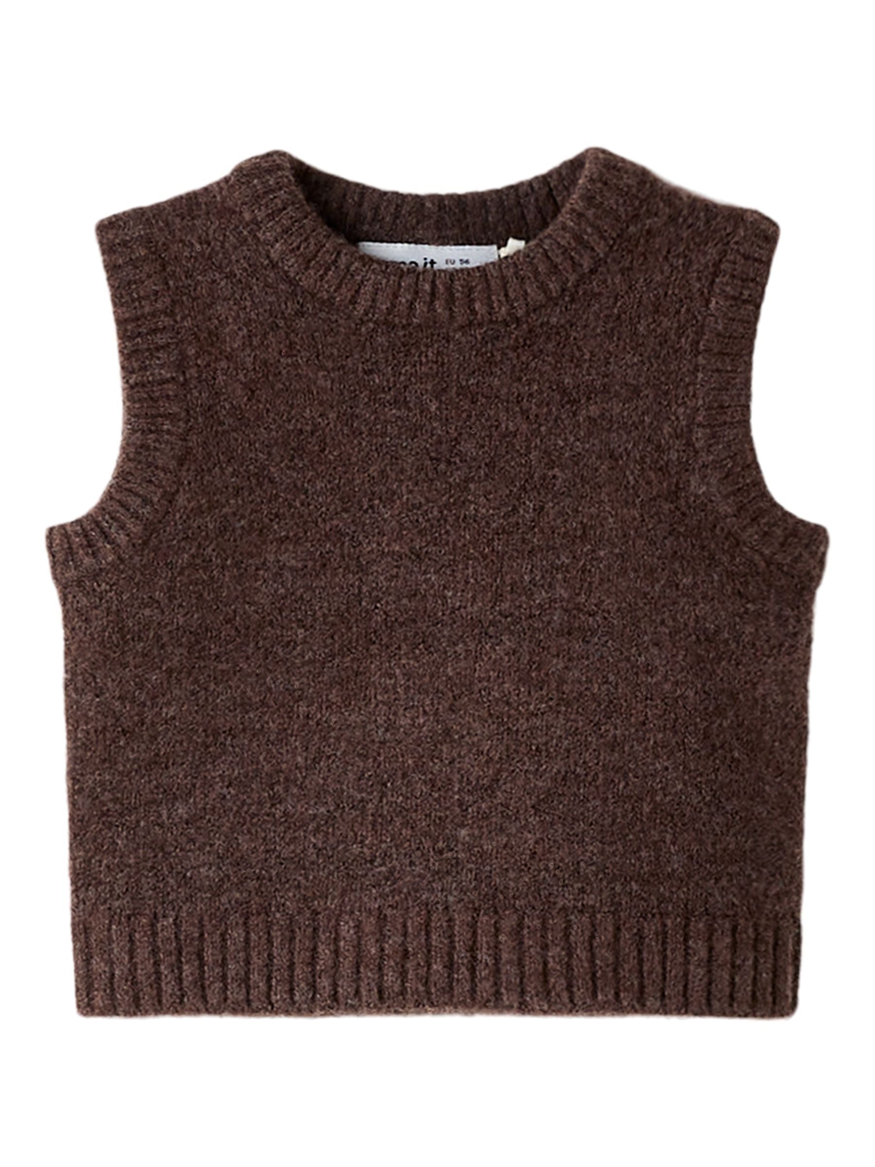 Name It Reifyly Knit Slipover - Peppercorn