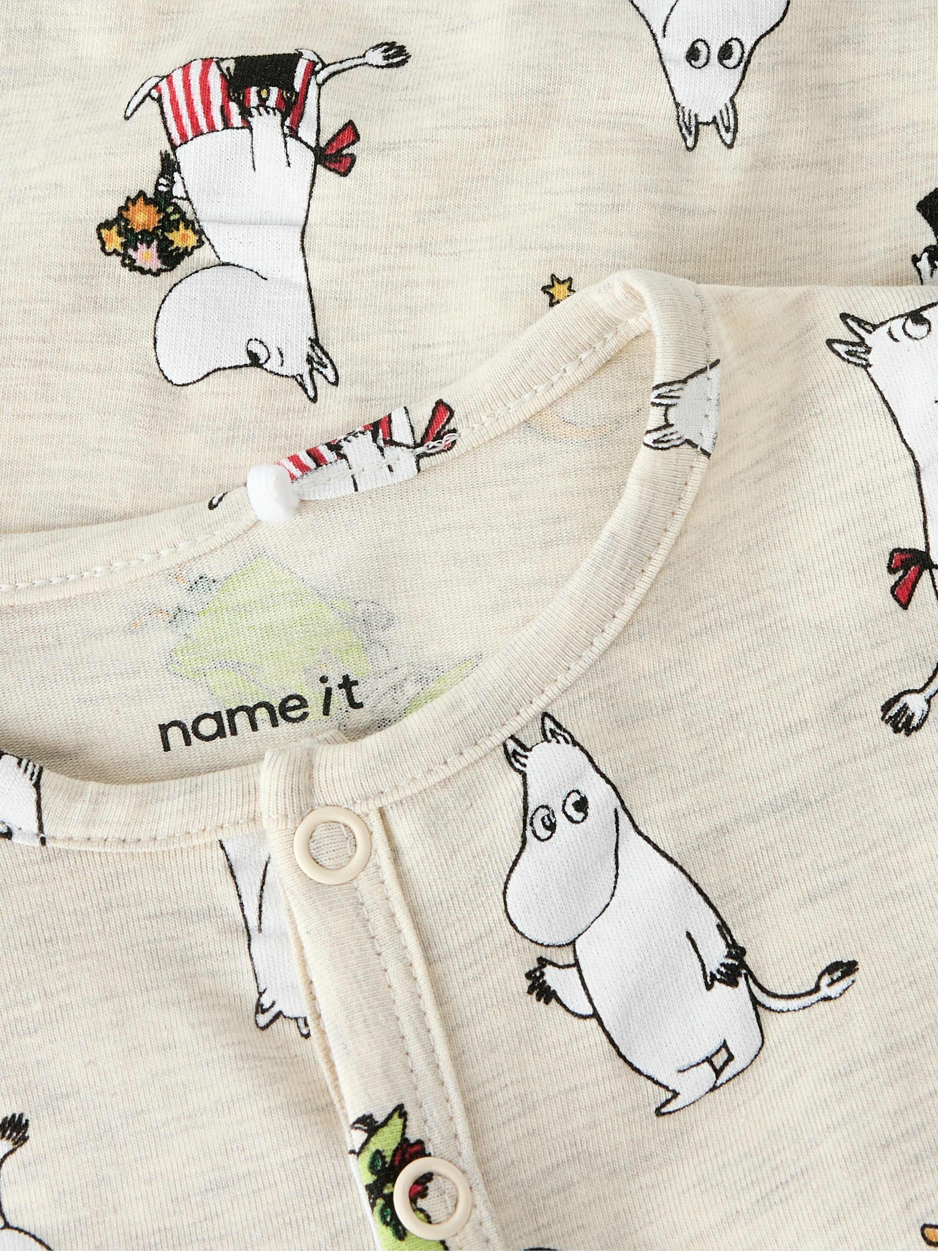 Name It Selper Moomin Nightsuit - Peyote Melange