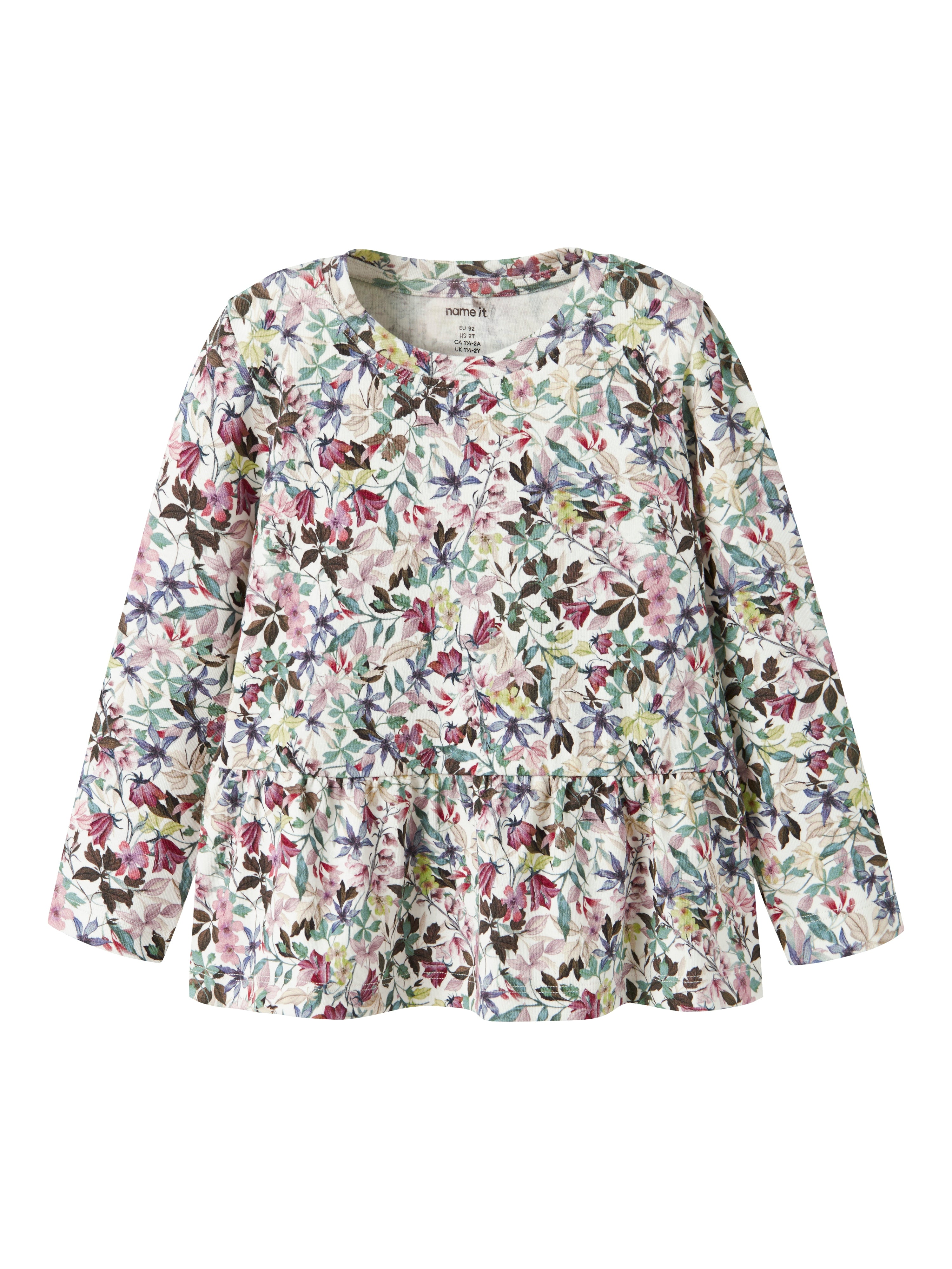 Name It Salliana LS Top - Cloud Dancer