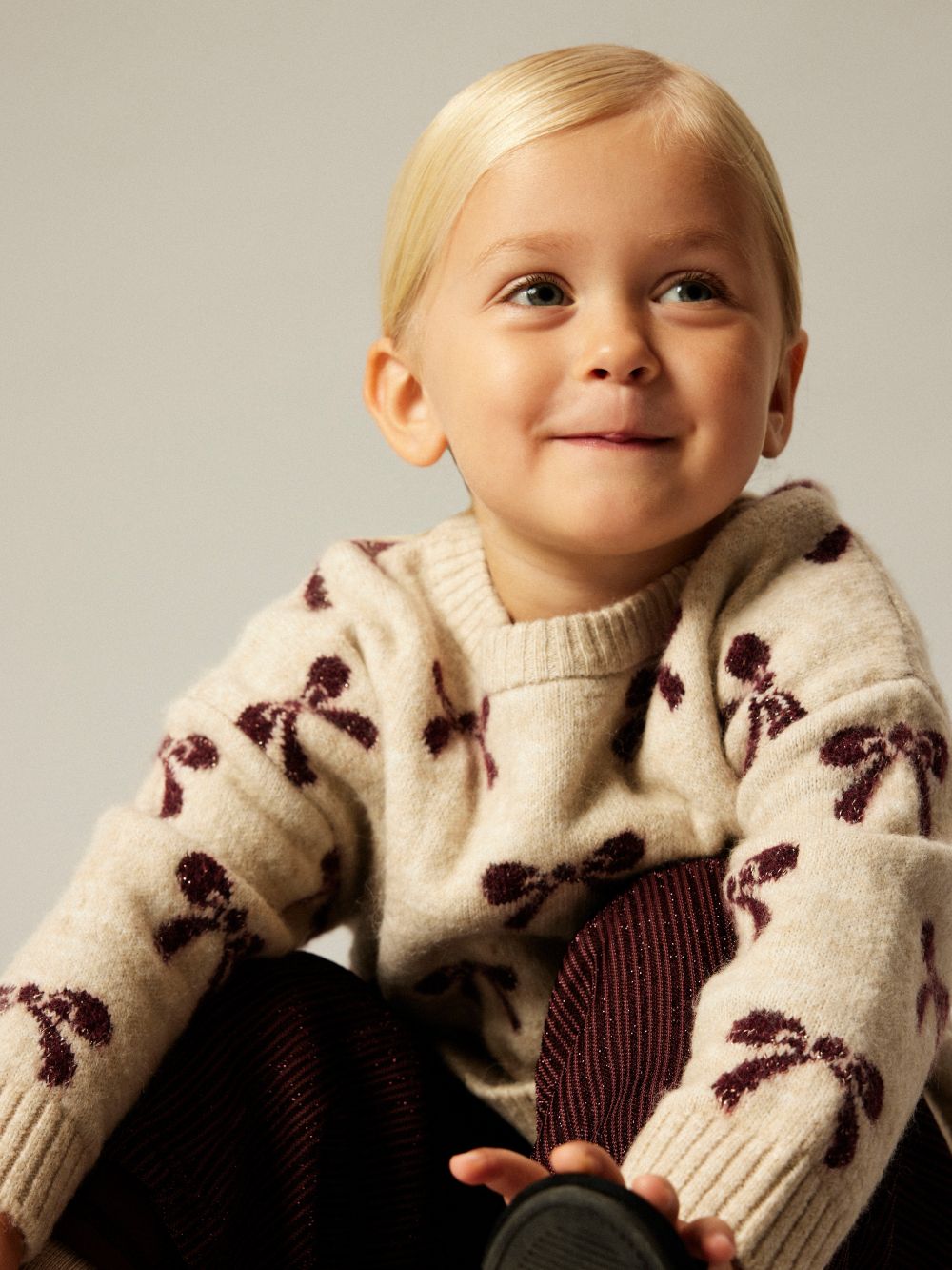 Name It Senya LS Knit - Cement