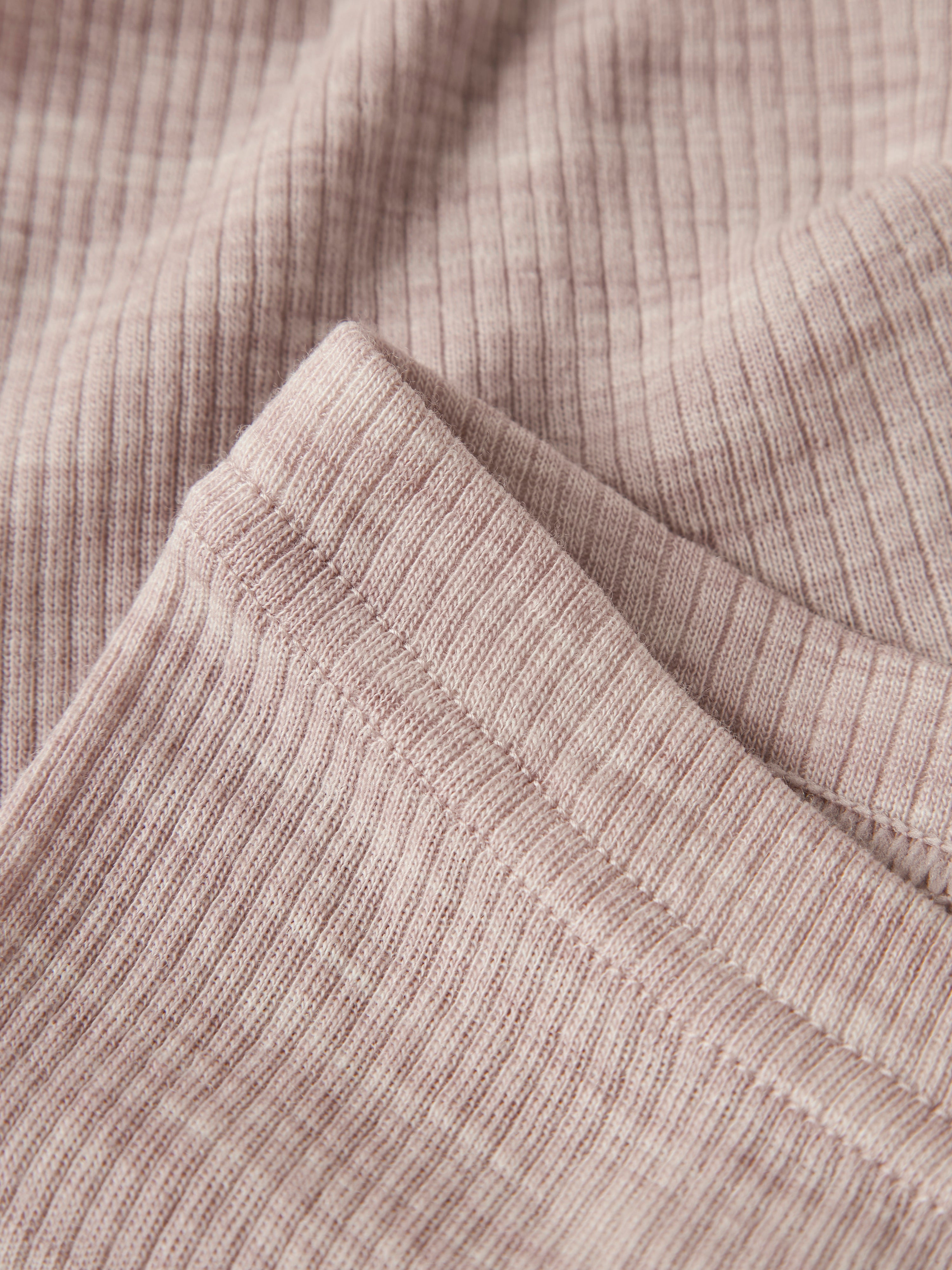 Name It Wax Wool Rib Leggings - Shadow Gray