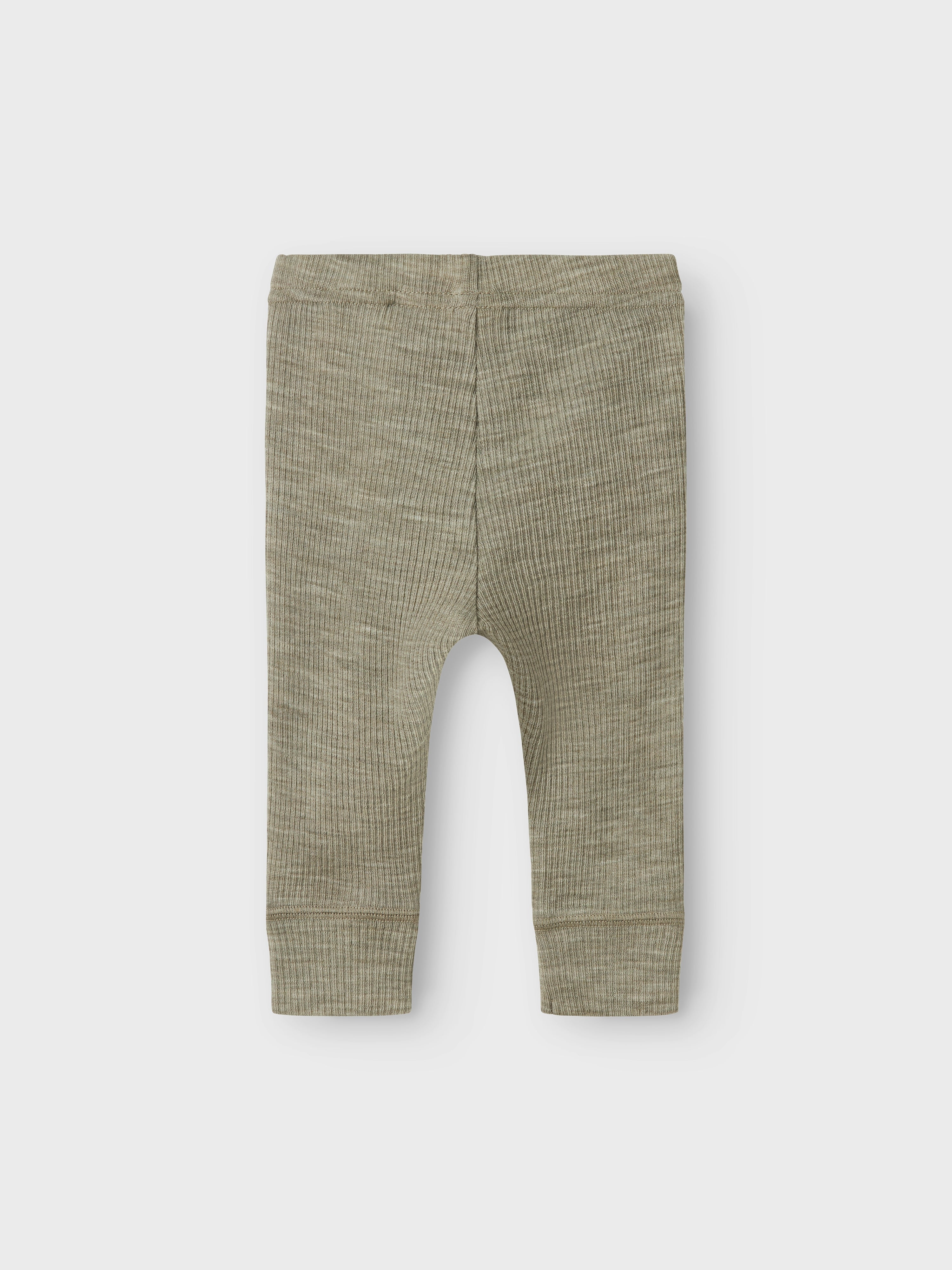 Name It Wax Wool Rib Leggings - Dried Sage