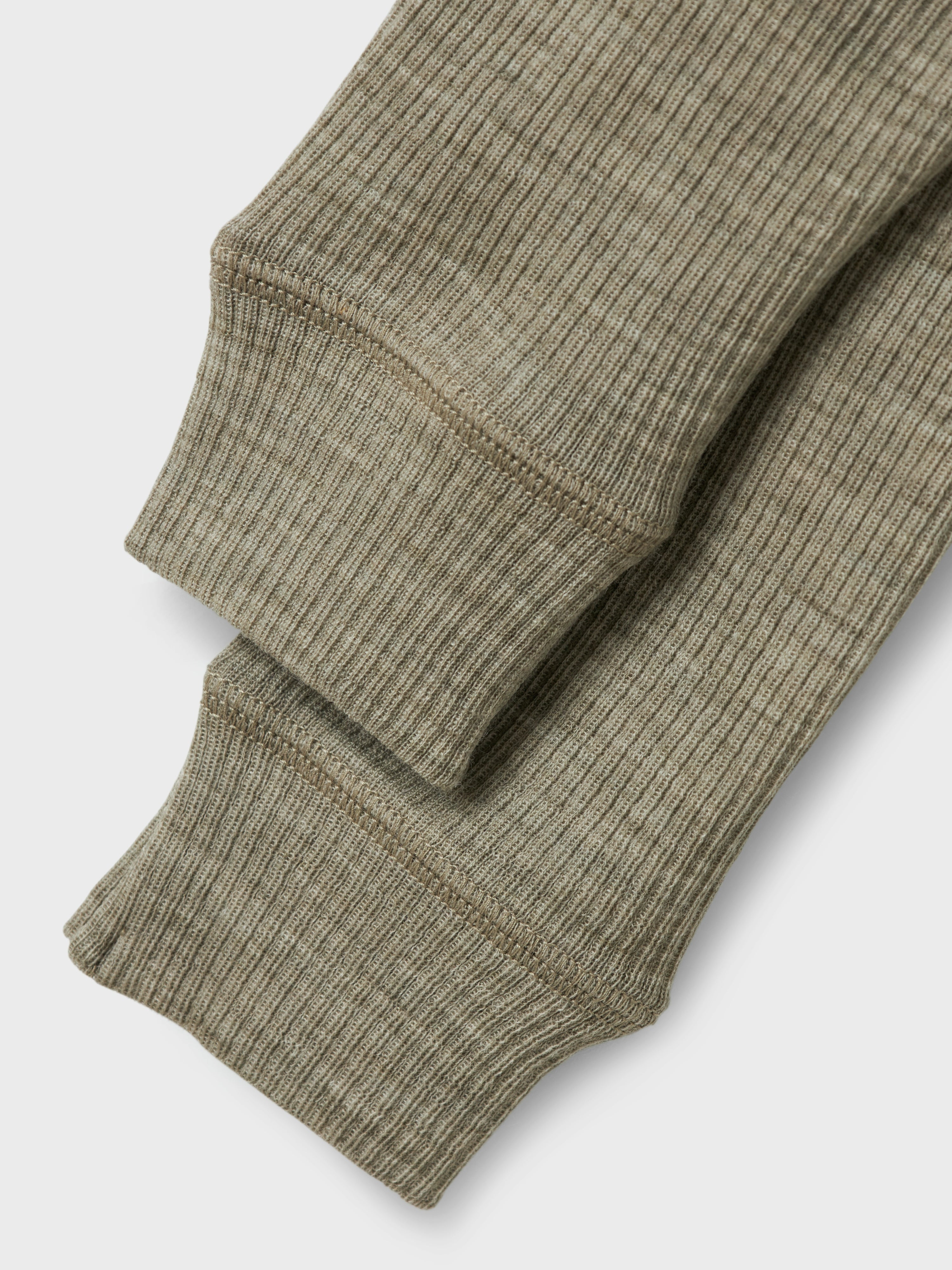 Name It Wax Wool Rib Leggings - Dried Sage