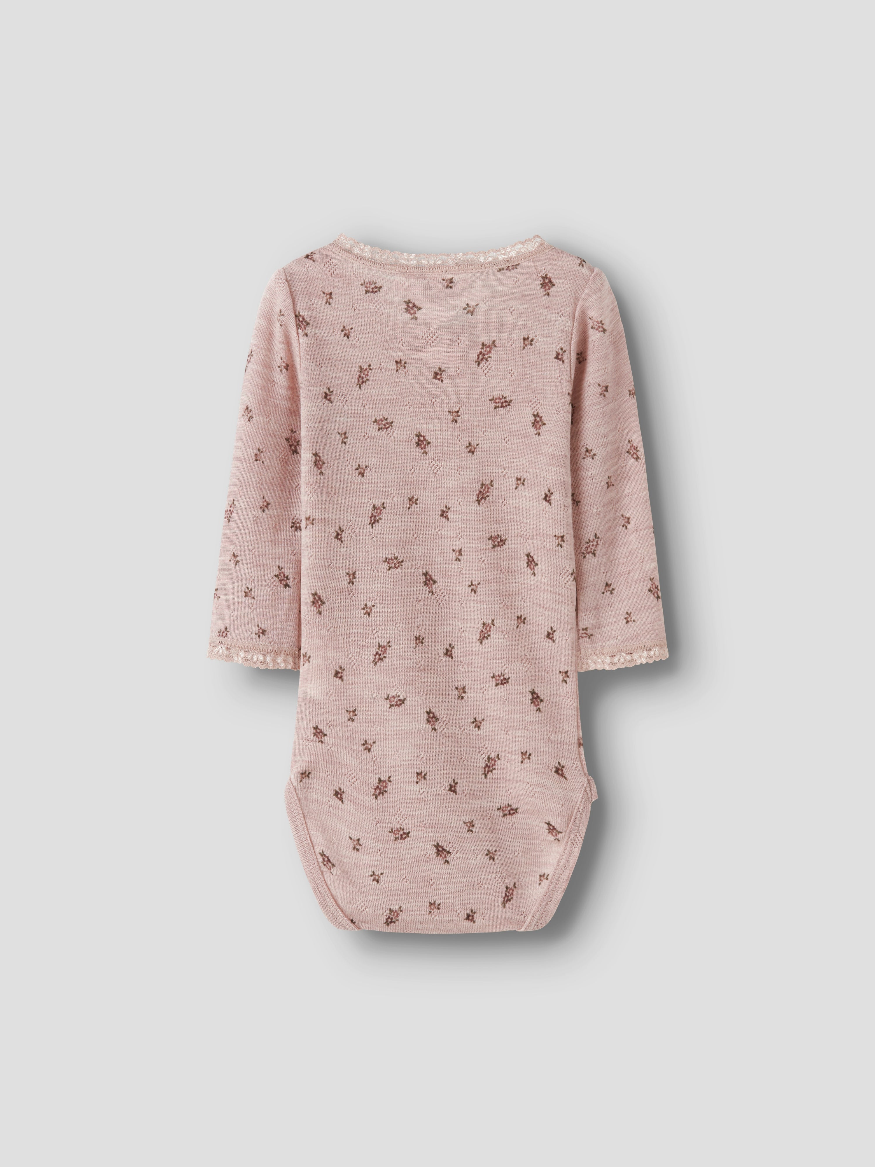 Name It Wang Wool Needle Body - Shadow Gray/Flower