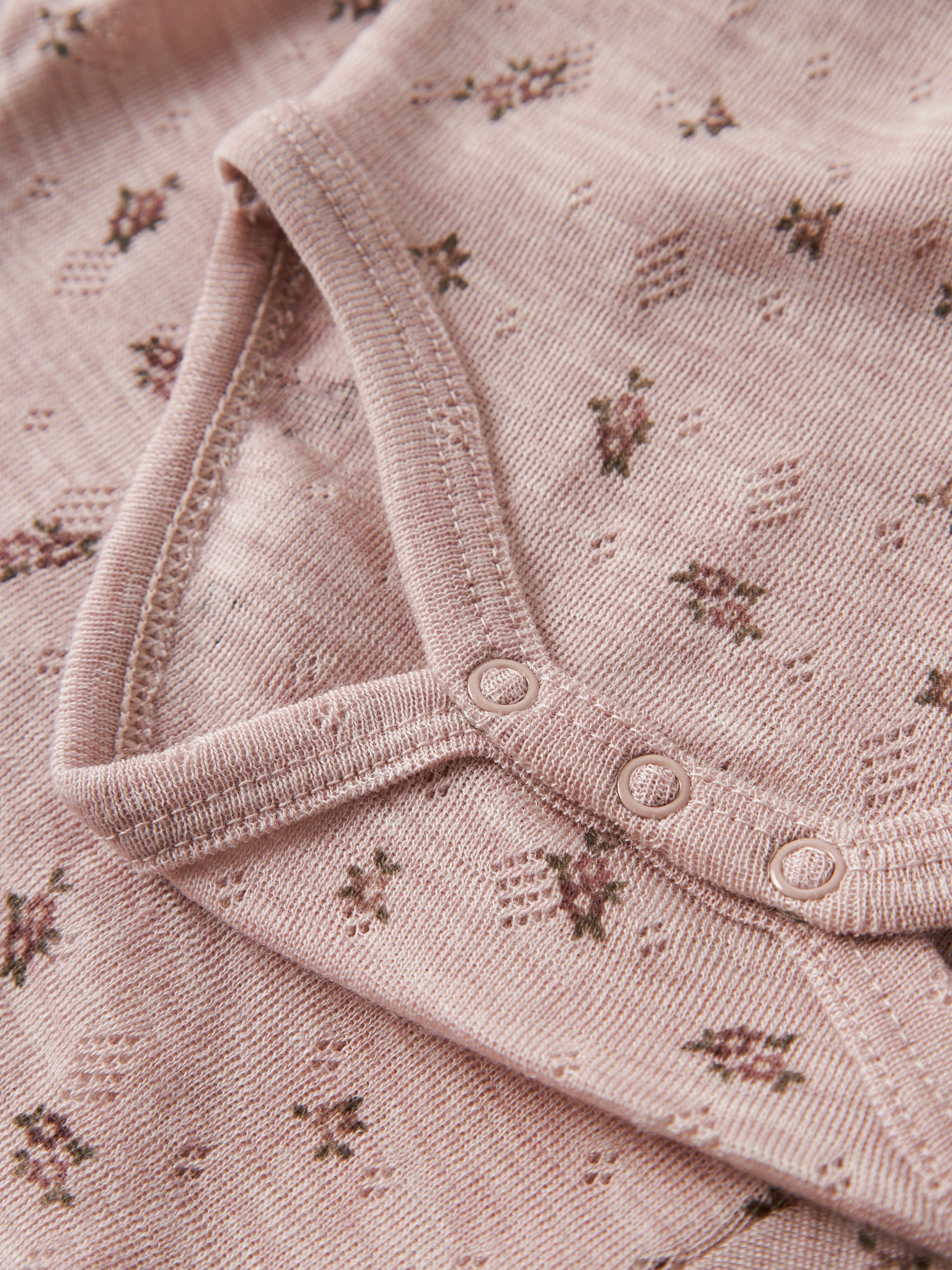 Name It Wang Wool Needle Body - Shadow Gray/Flower