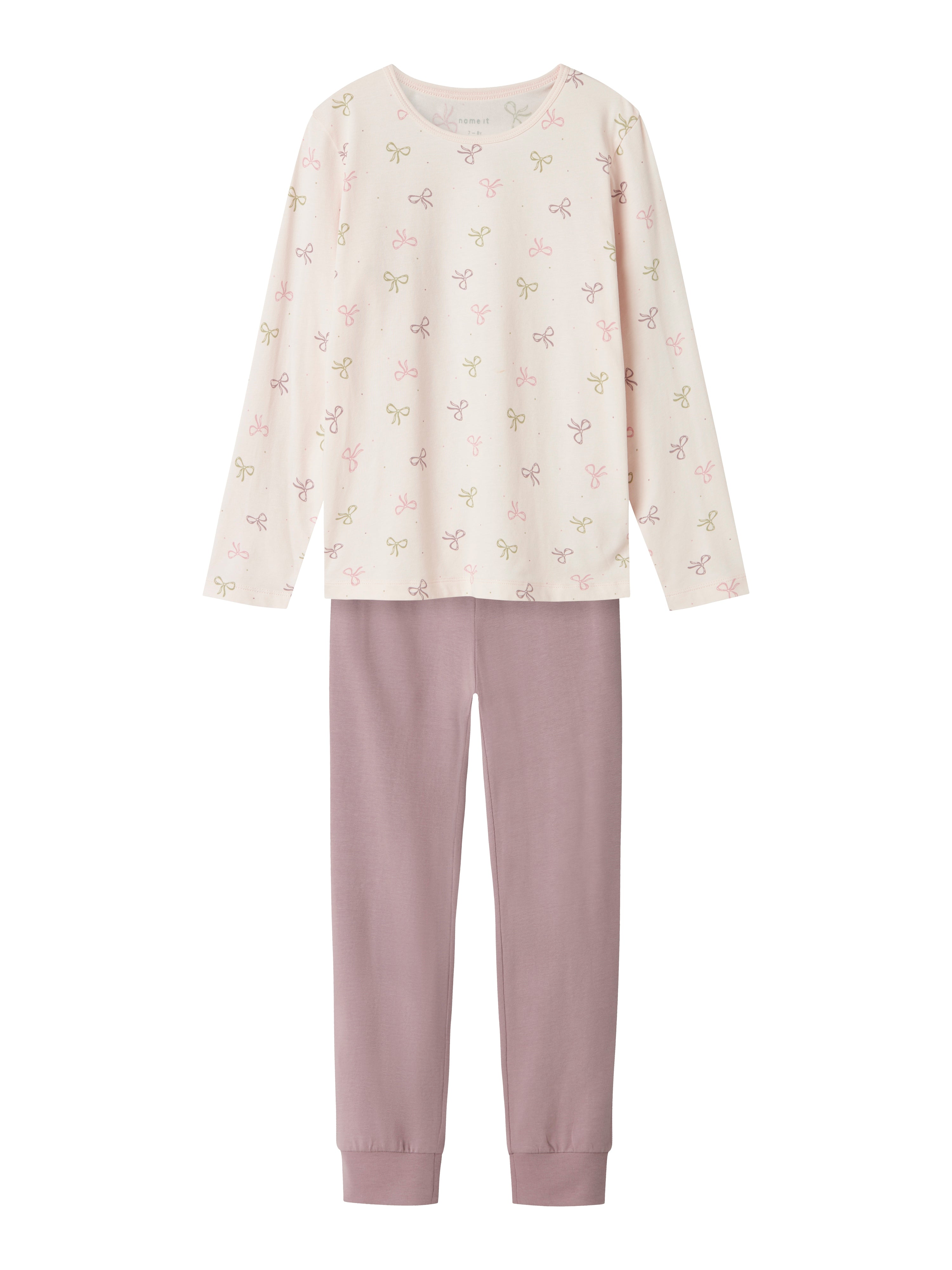 Name It Nightset Barely Pink Bow NOOS - Barely Pink