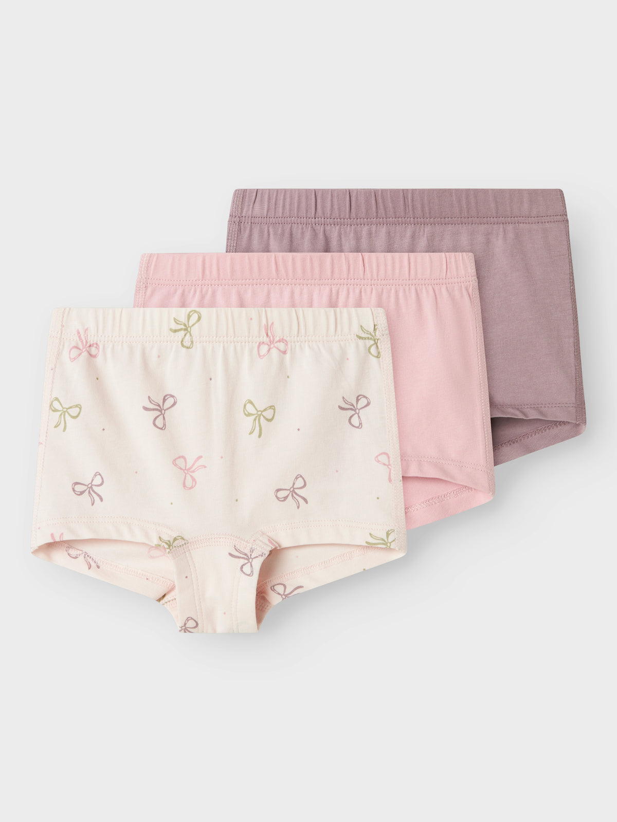 Name It Tights - 3-pak Barely Pink Bow - Barely Pink