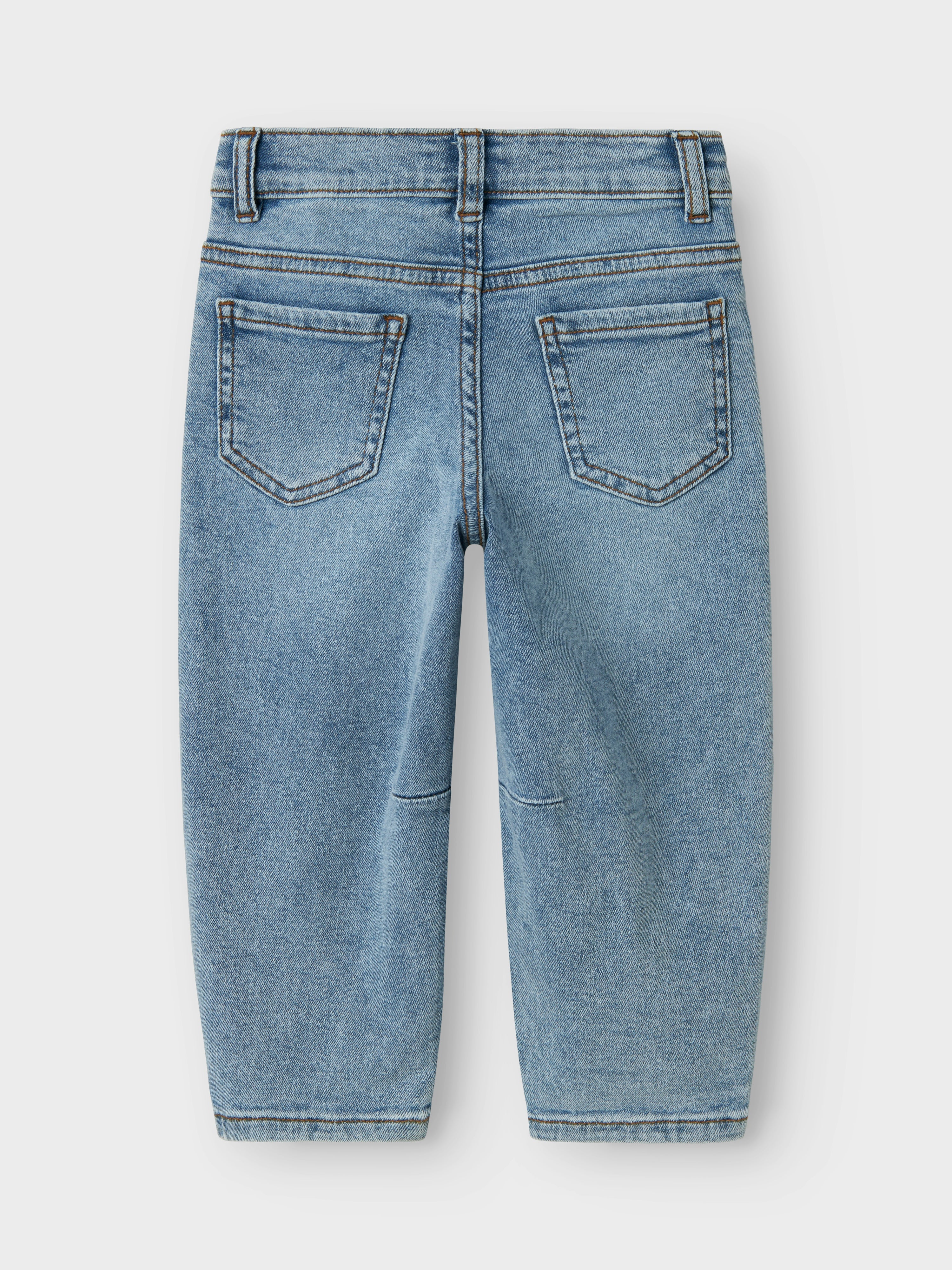 Name It Bella Balloon Jeans - Medium Blue Denim